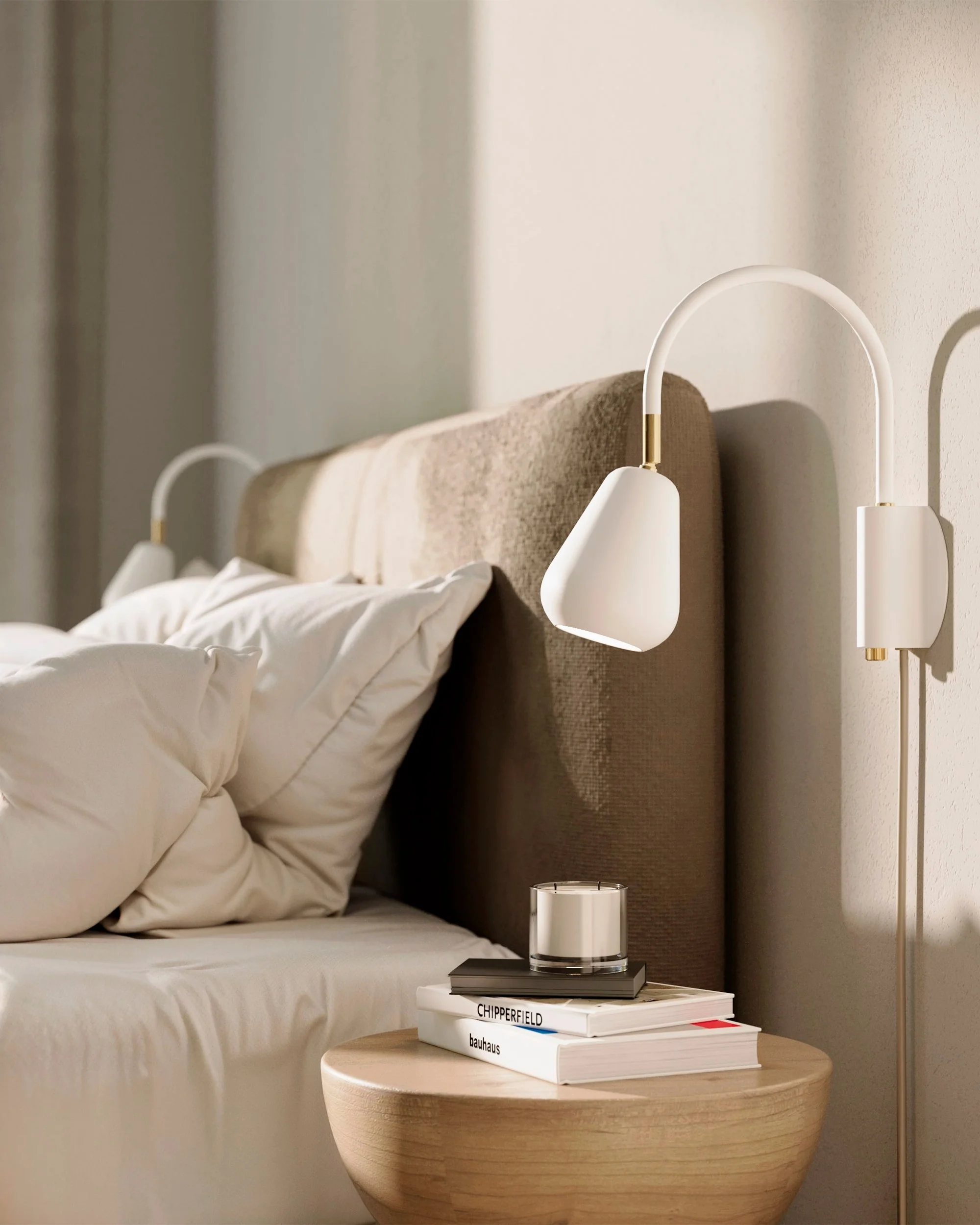 Lampa ścienna regulowana ANOLI złoty z białym - Image 5