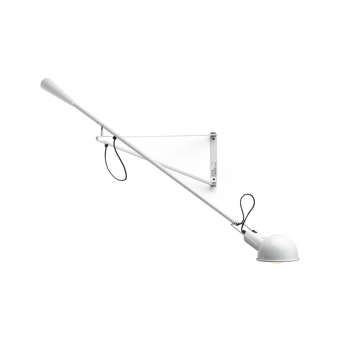 Lampa ścienna na wysięgniku 265 biały