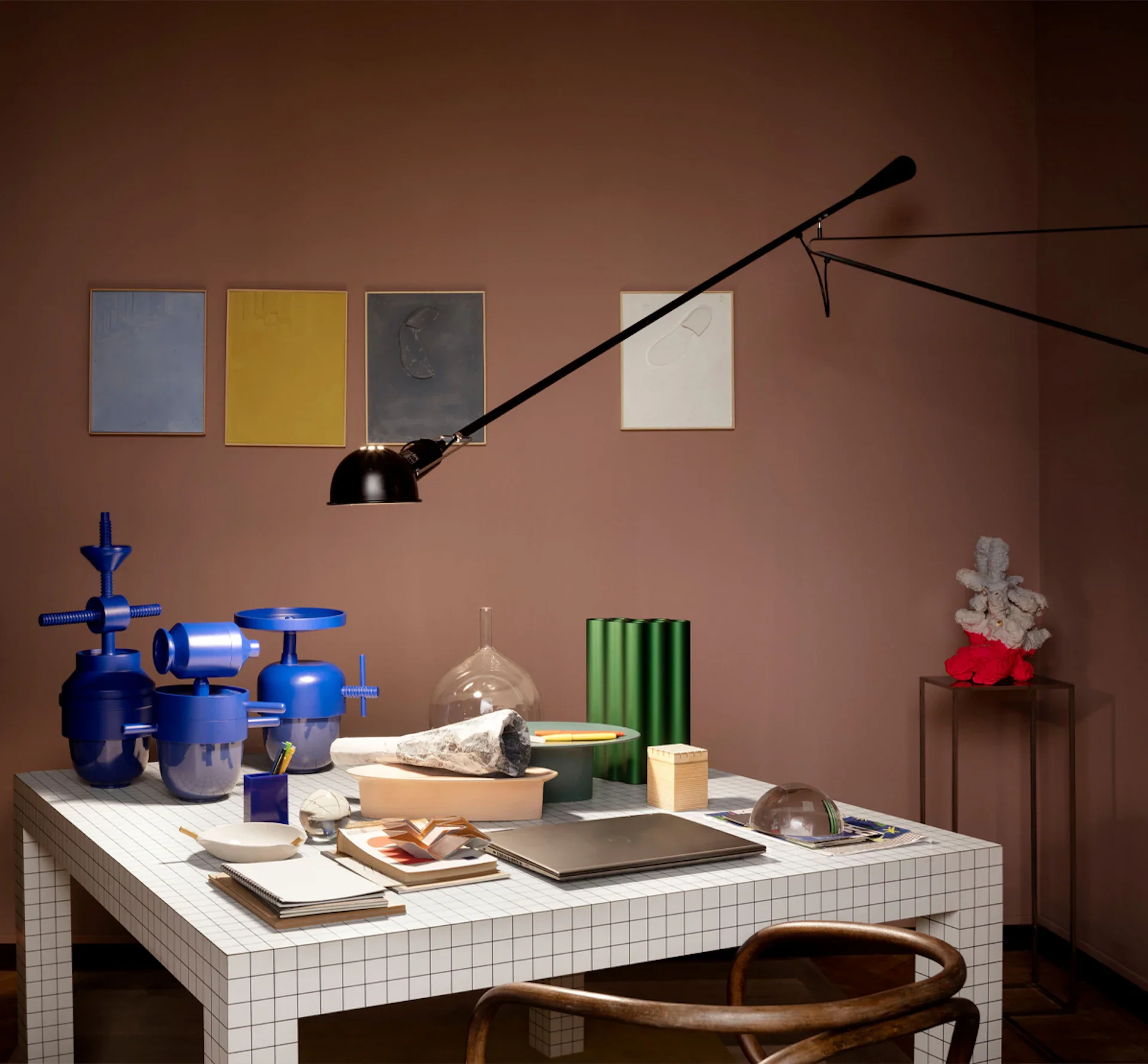 Lampa ścienna na wysięgniku 265 biały - Image 5