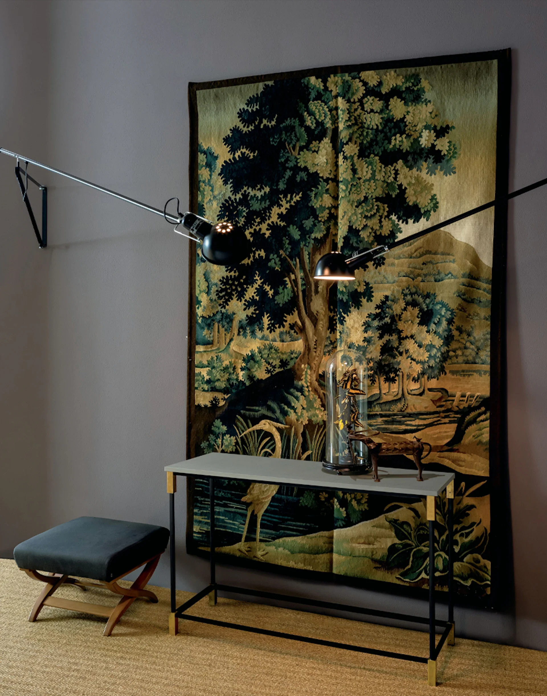 Lampa ścienna na wysięgniku 265 biały - Image 8