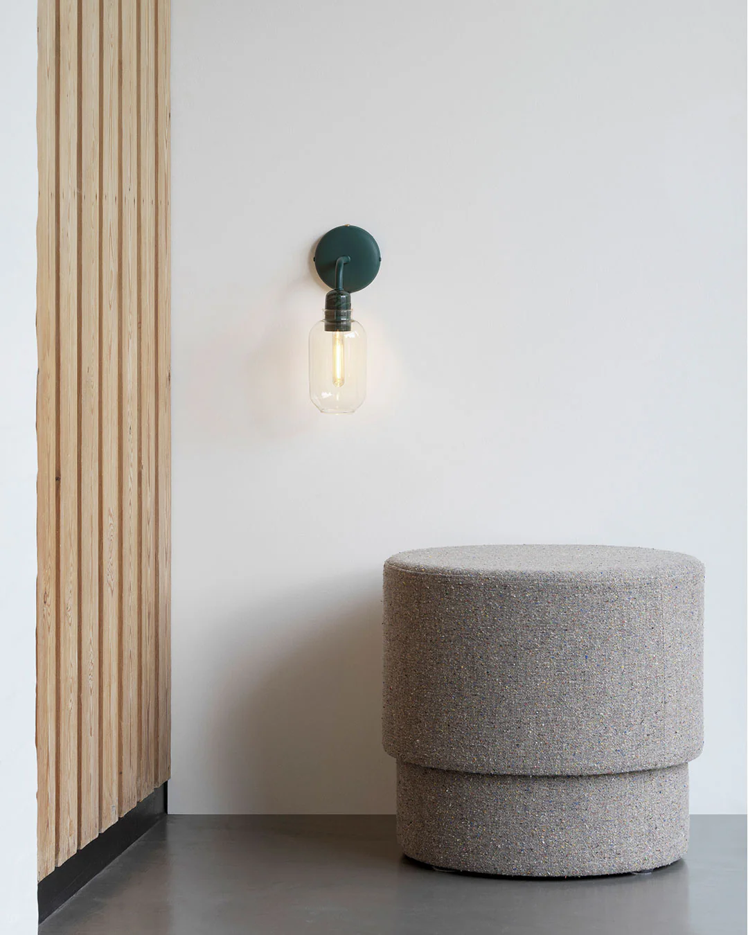 Lampa ścienna AMP żółte szkło z zielonym marmurem - Image 2
