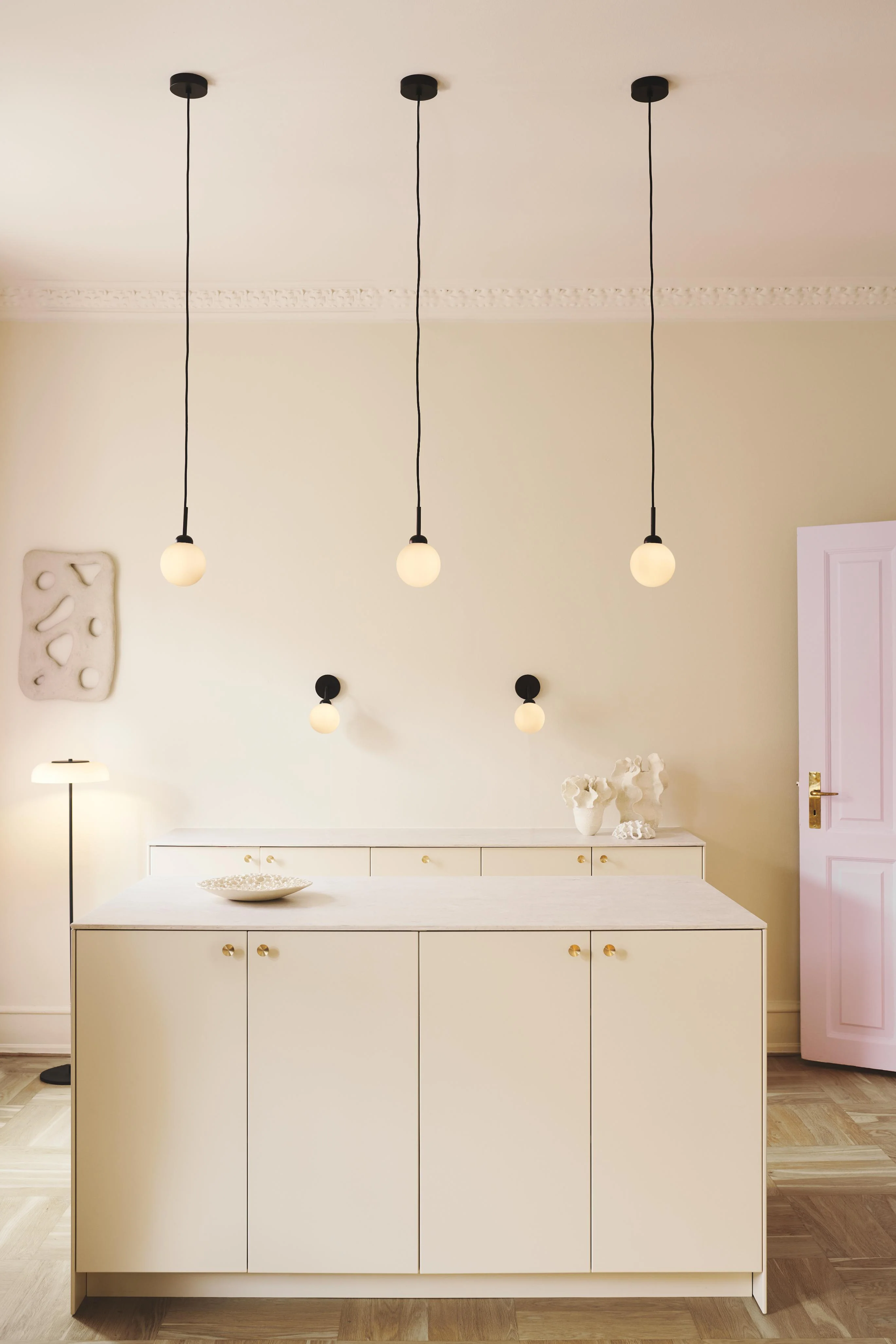 Lampa ścienna APIALES czarny z opalowym szkłem - Image 3