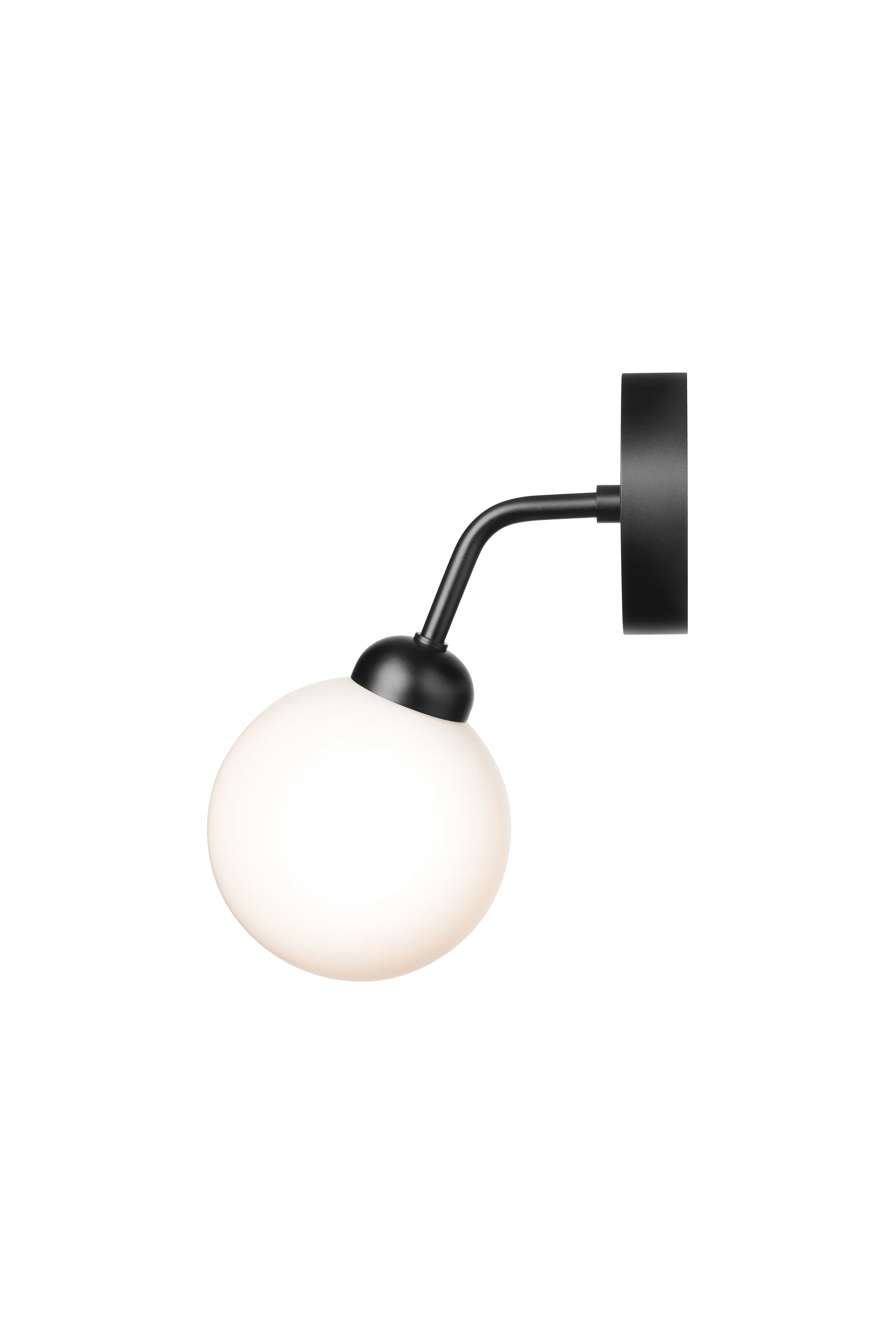 Lampa ścienna APIALES czarny z opalowym szkłem - Image 6