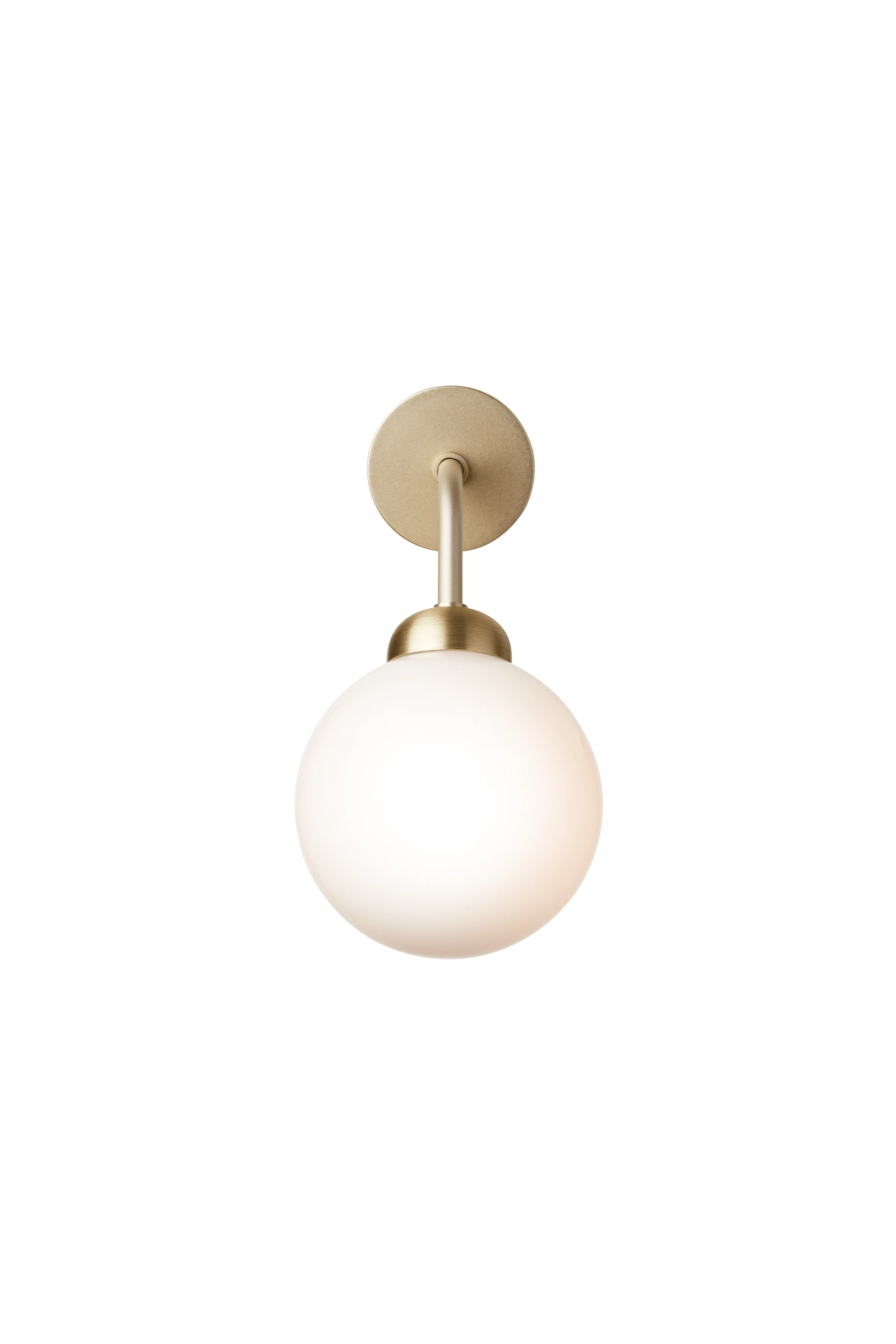 Lampa ścienna APIALES mosiężny z opalowym szkłem - Image 12