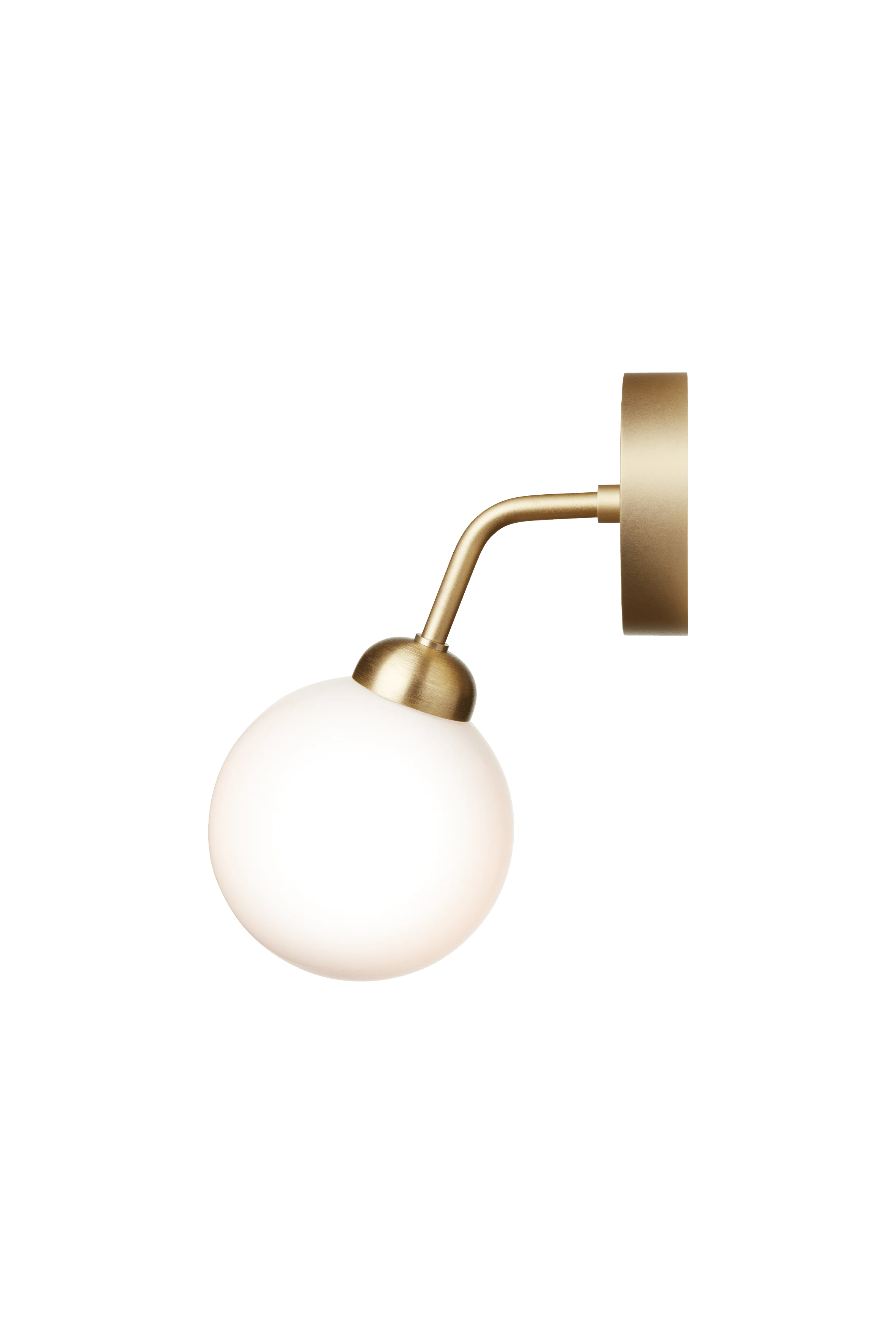 Lampa ścienna APIALES mosiężny z opalowym szkłem - Image 8