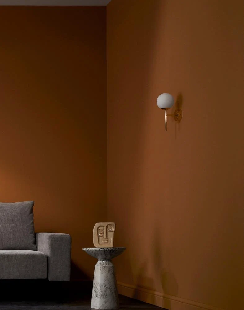 Lampa ścienna ASTRA DECO złoty z białym kloszem - Image 4
