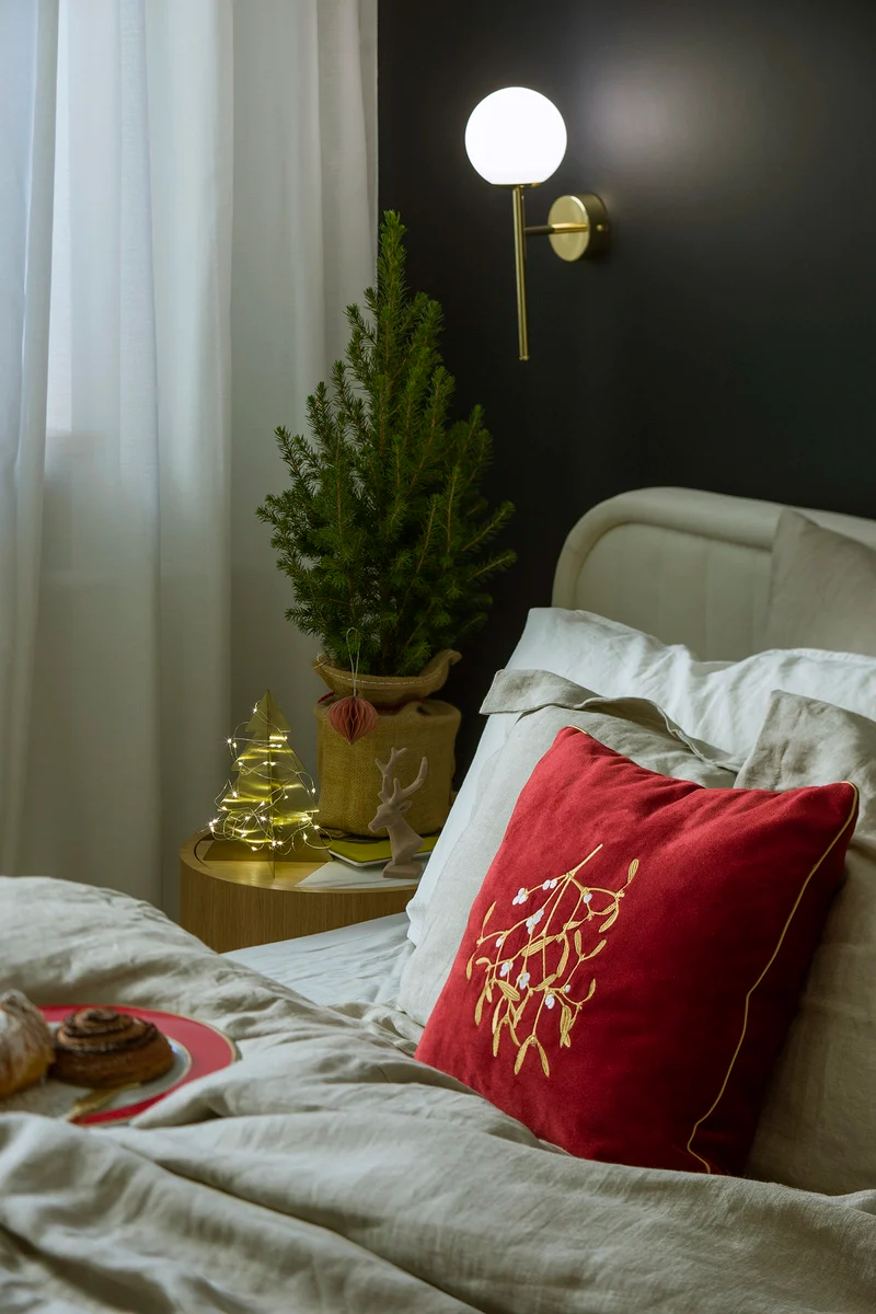 Lampa ścienna ASTRA DECO złoty z białym kloszem - Image 6