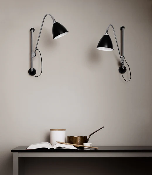 Lampa ścienna BESTLITE BL5 chrom z kremowym kloszem - Image 4