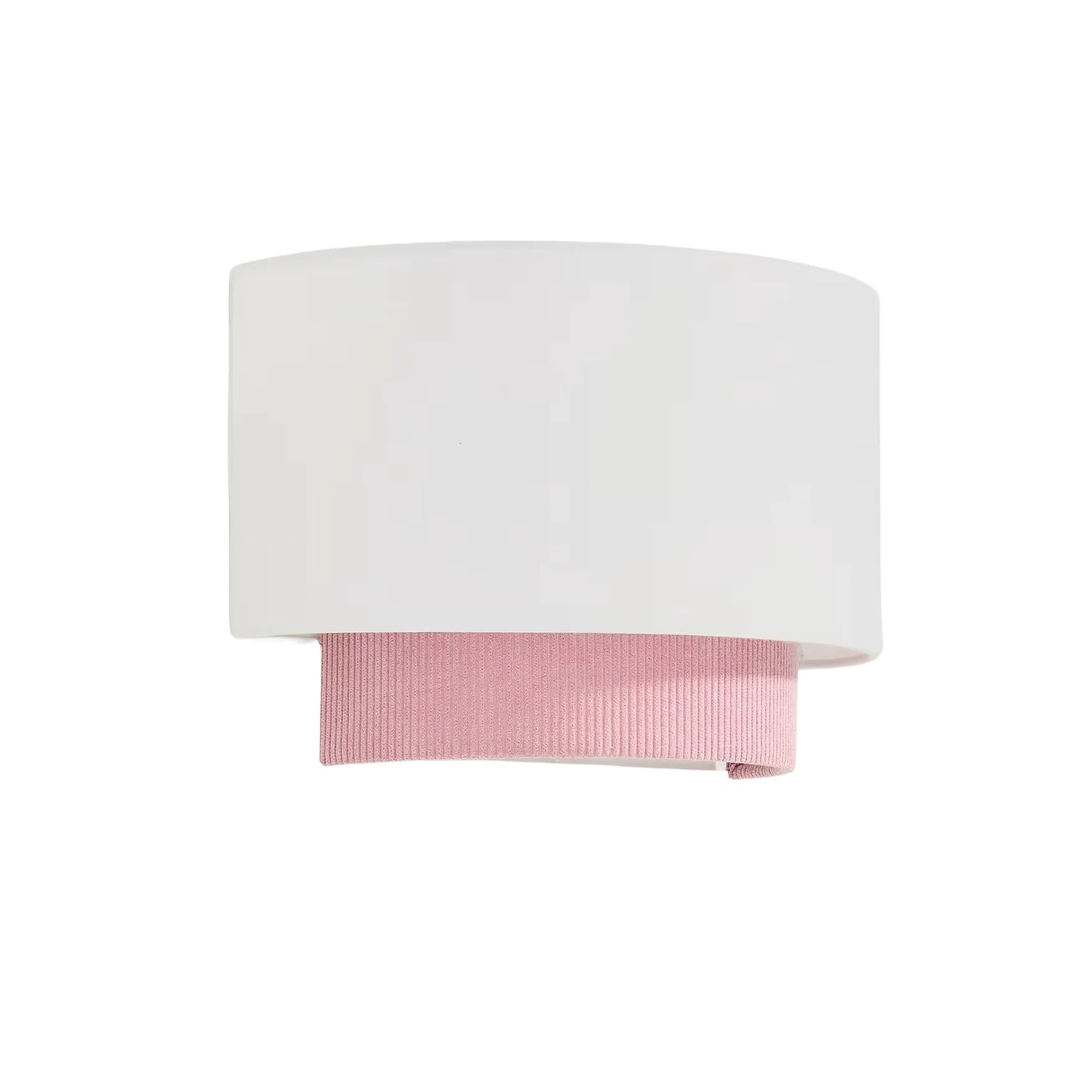 Lampa ścienna BIANELLA różowy z białym