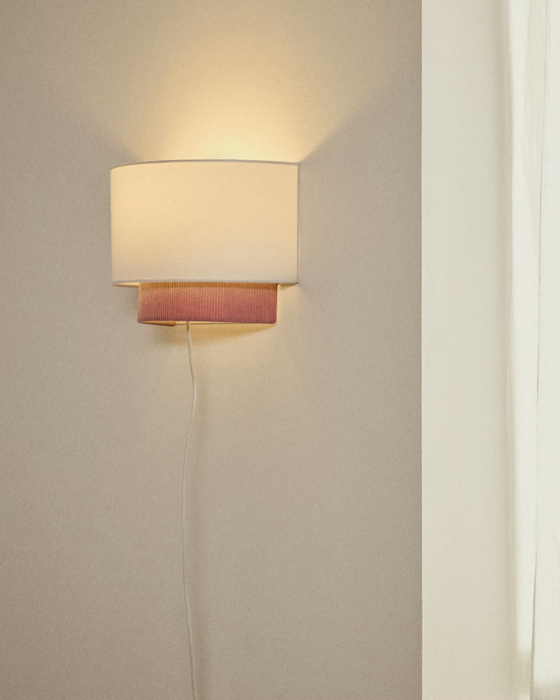 Lampa ścienna BIANELLA różowy z białym - Image 2