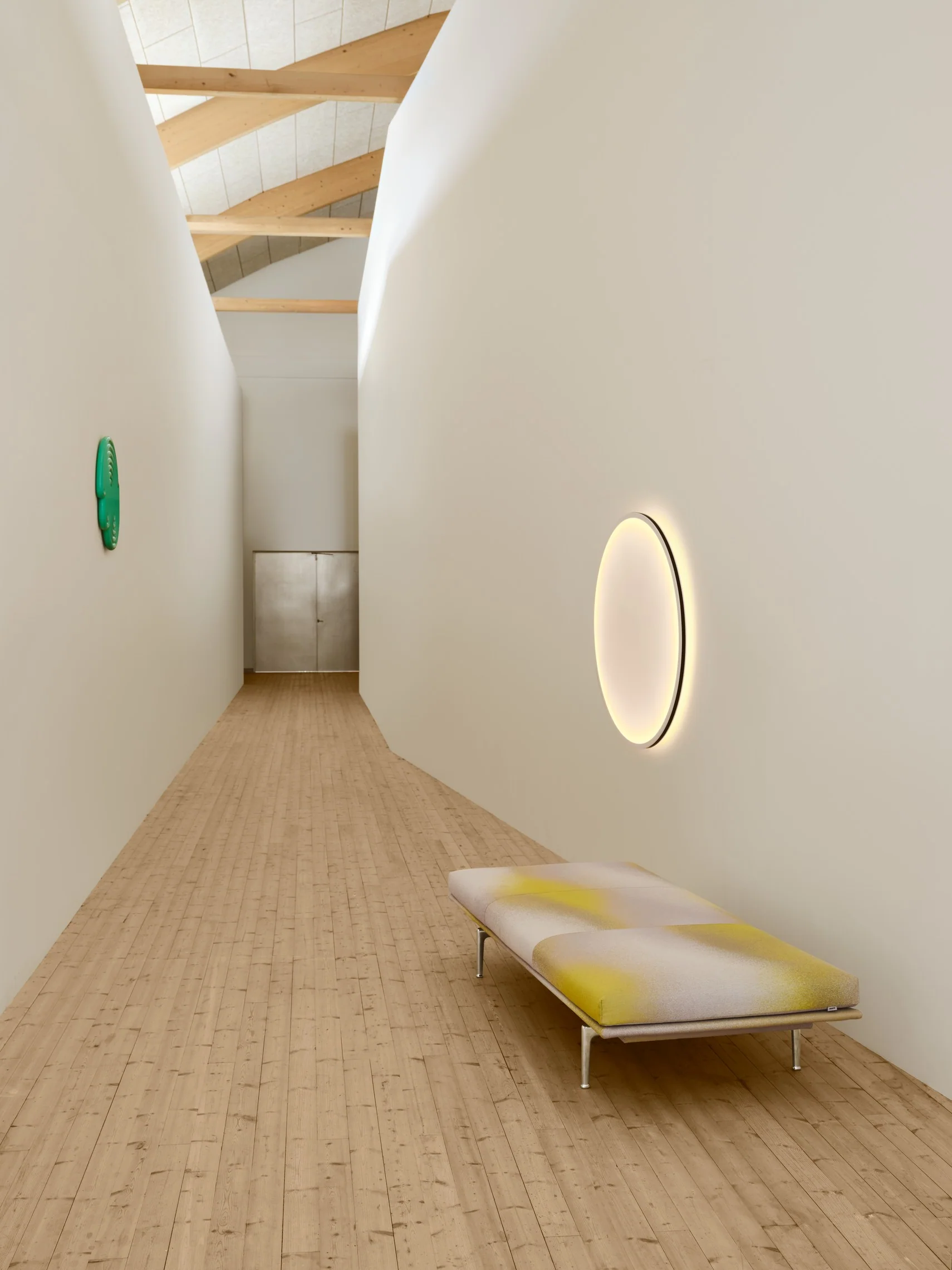 Lampa ścienna CALM biały z czarną obwódką - Image 10
