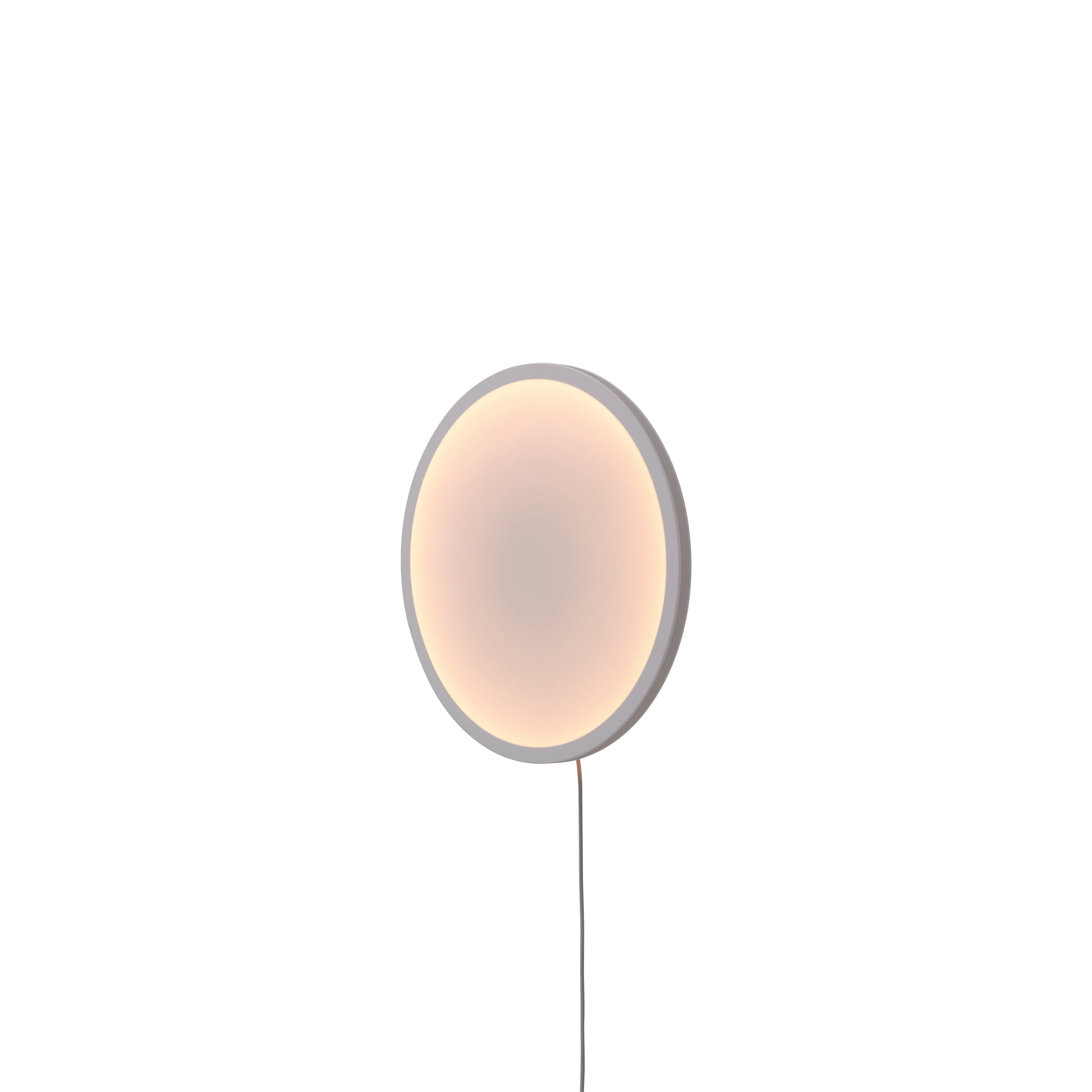 Lampa ścienna CALM biały z szarą obwódką - Image 4