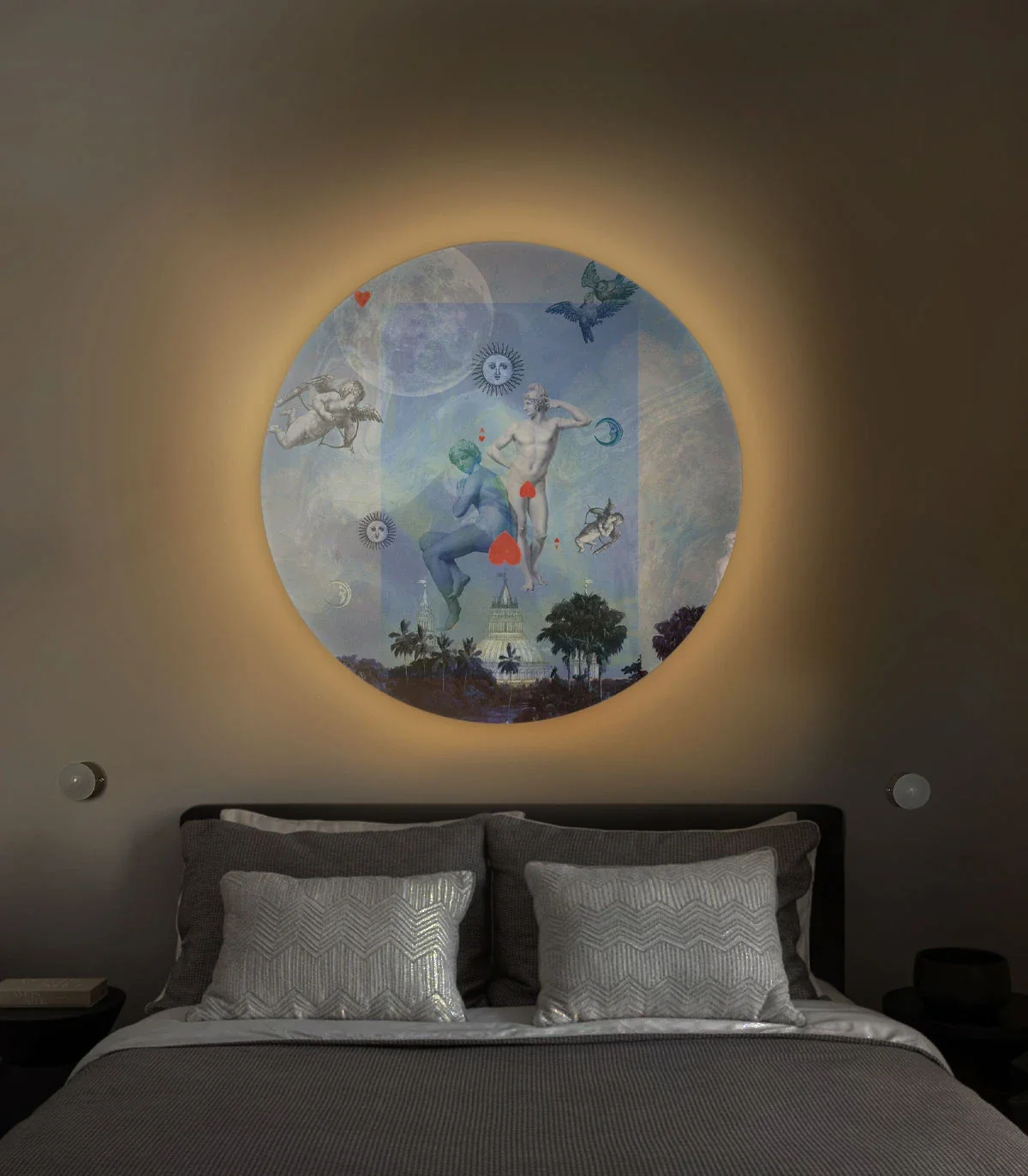 Lampa ścienna DOTS LIGHTING - AMORE niebieski - Image 2