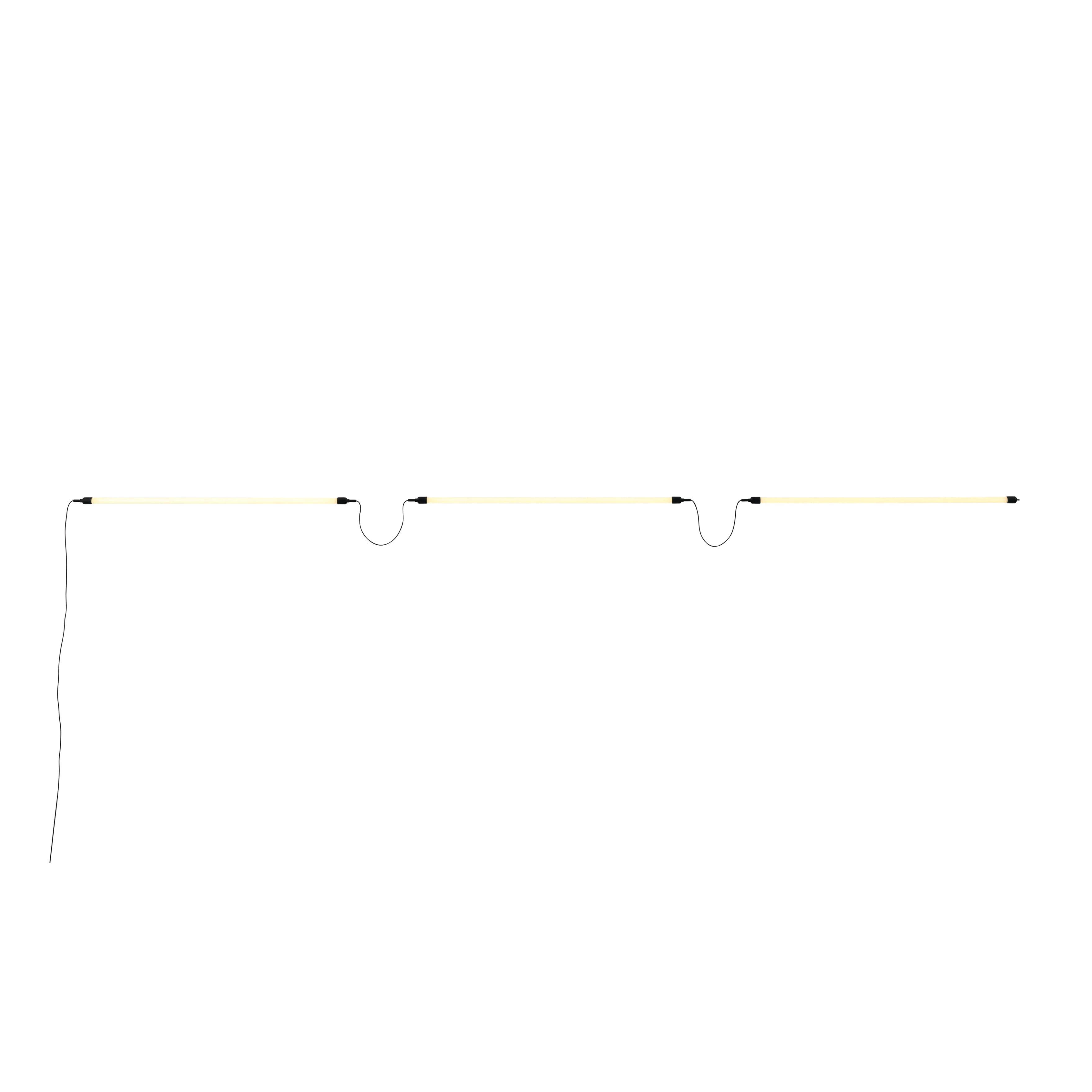 Lampa ścienna FINE - konfiguracja 4 czarny