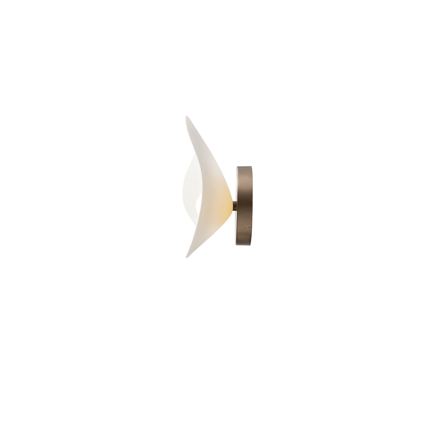 Lampa ścienna FLORII ciemnobrązowy z białym - Image 5