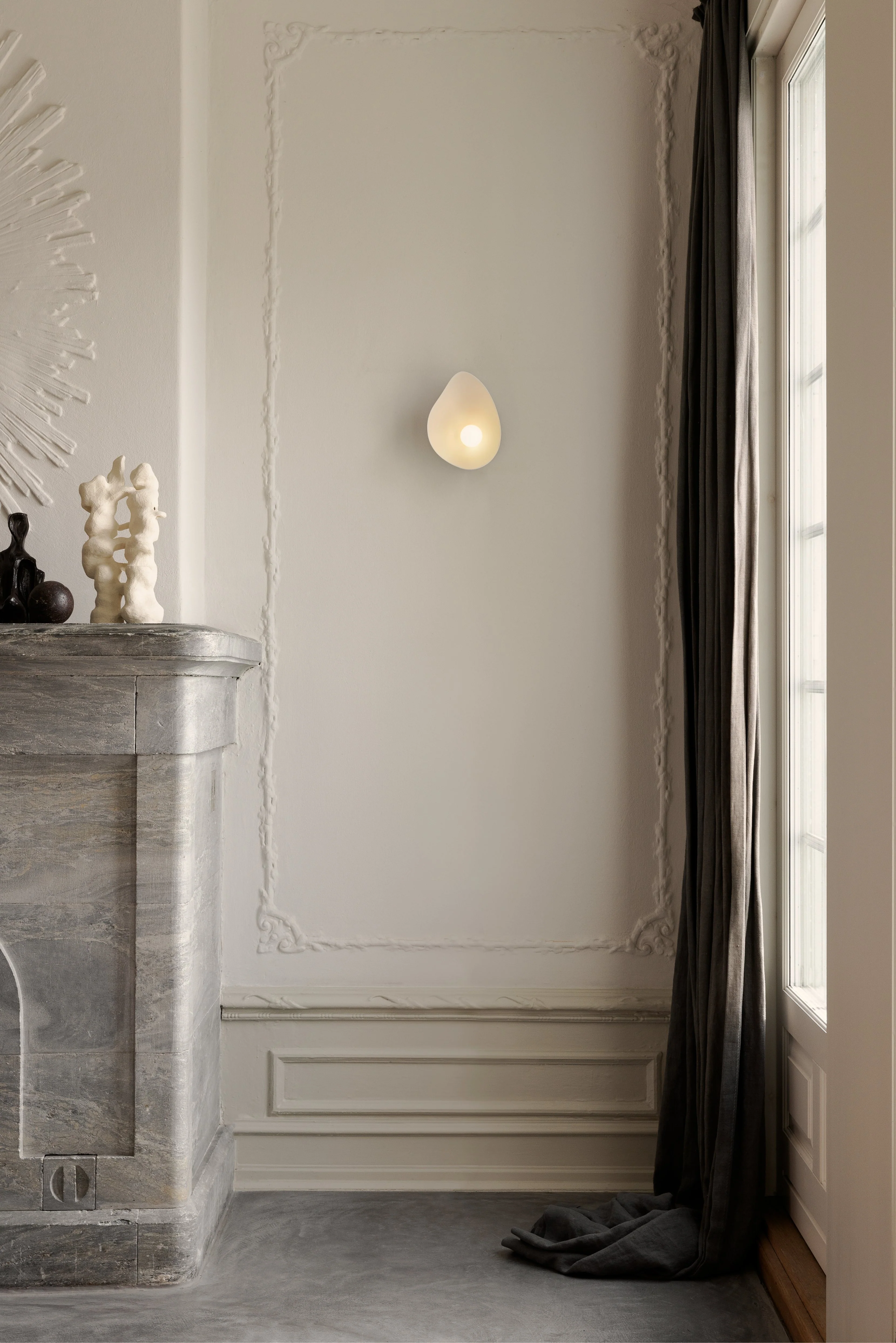 Lampa ścienna FLORII ciemnobrązowy z białym - Image 7