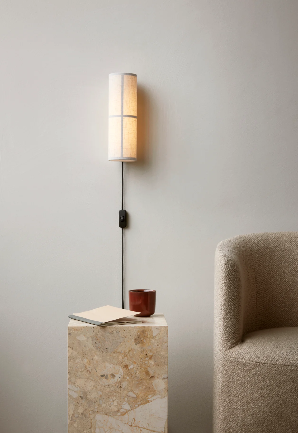 Lampa ścienna HASHIRA len - Image 4