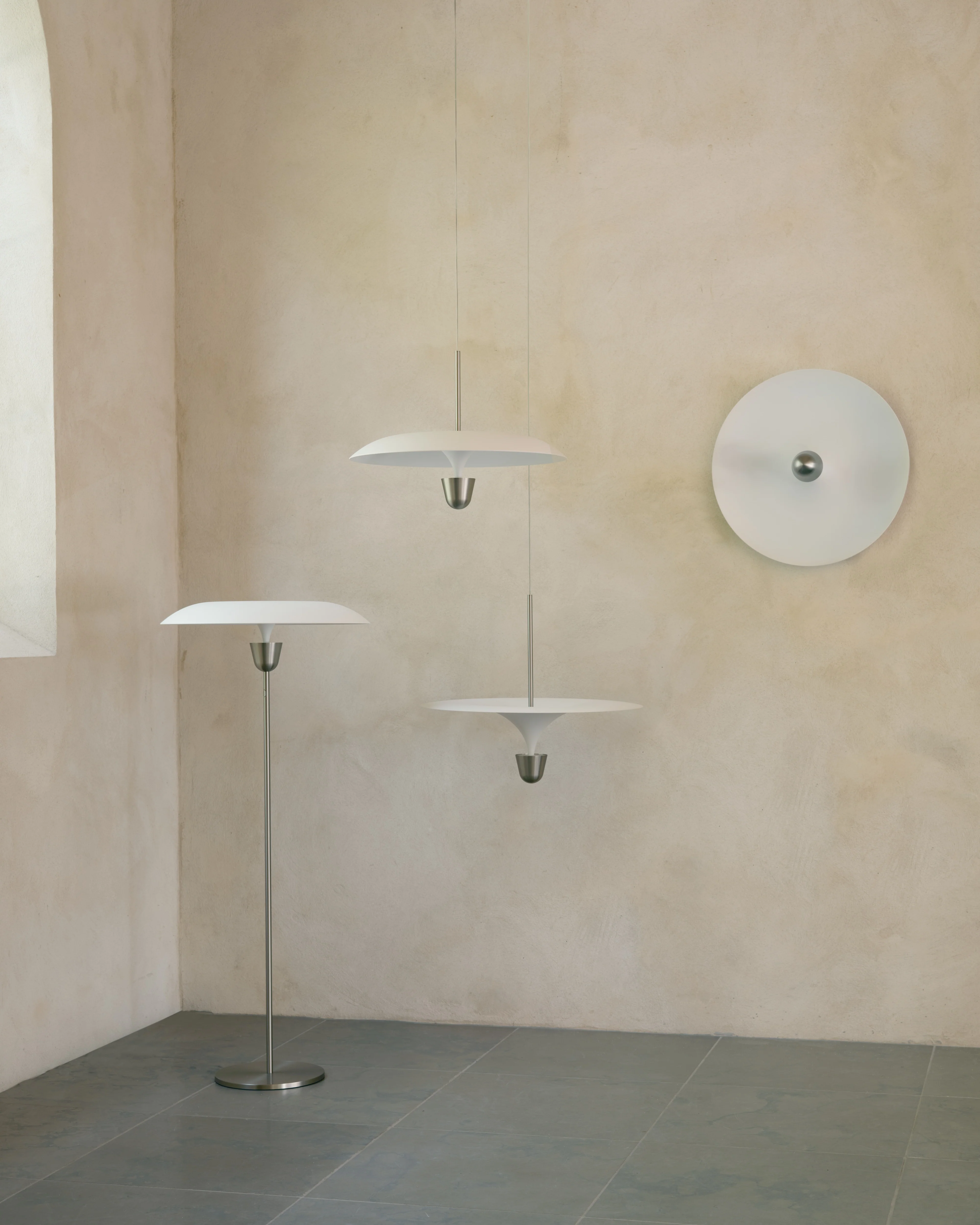 Lampa ścienna KANTARELL biały z niklowanym wykończeniem - Image 5