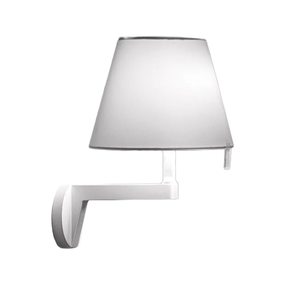 Lampa ścienna MELAMPO szara podstawa