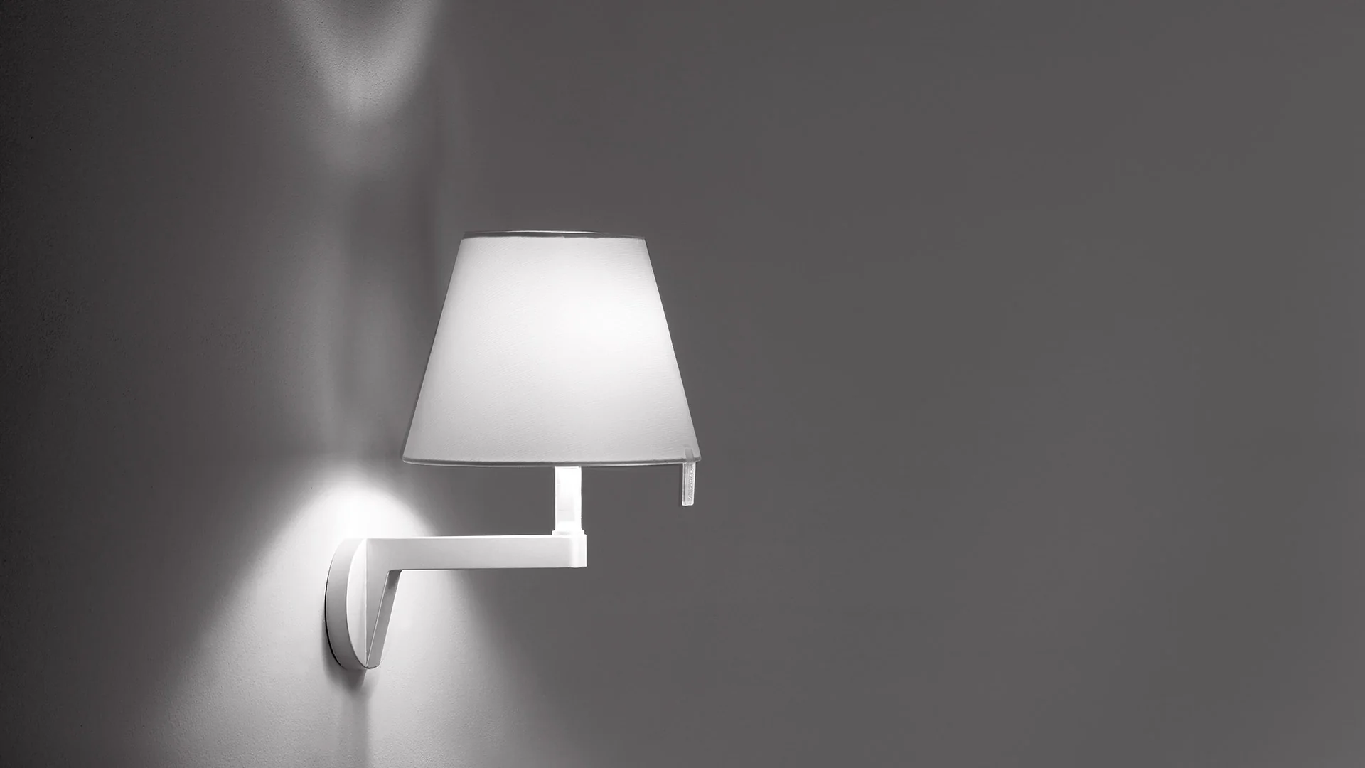 Lampa ścienna MELAMPO szara podstawa - Image 3