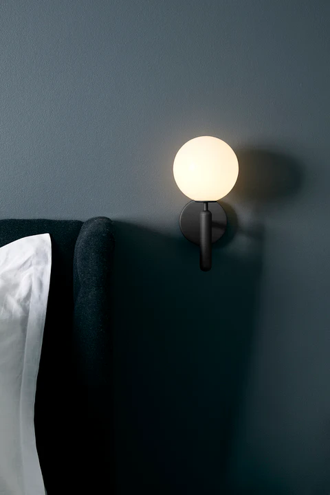 Lampa ścienna MIIRA grafitowy z opalowym szkłem - Image 14
