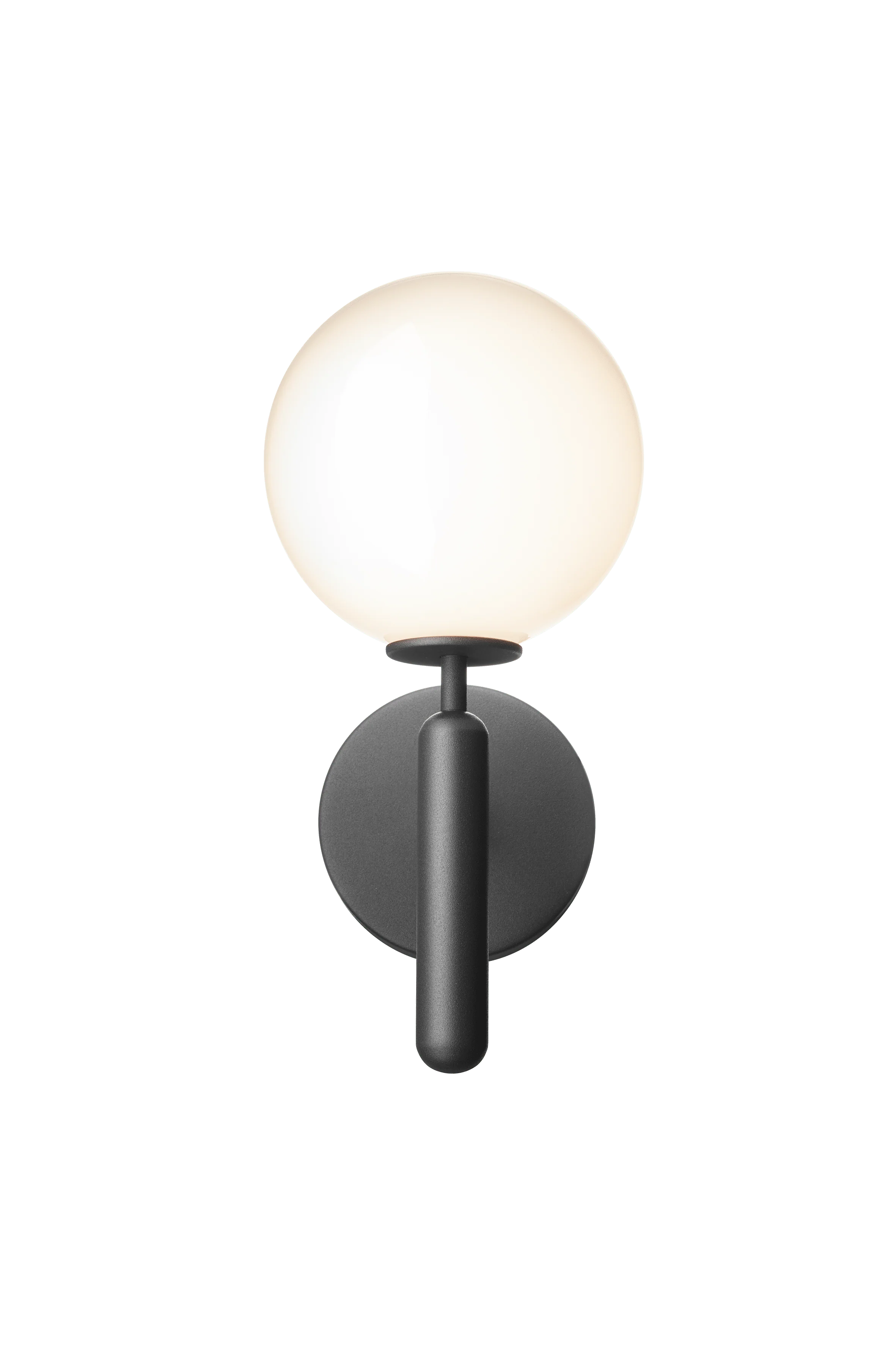 Lampa ścienna MIIRA grafitowy z opalowym szkłem - Image 6