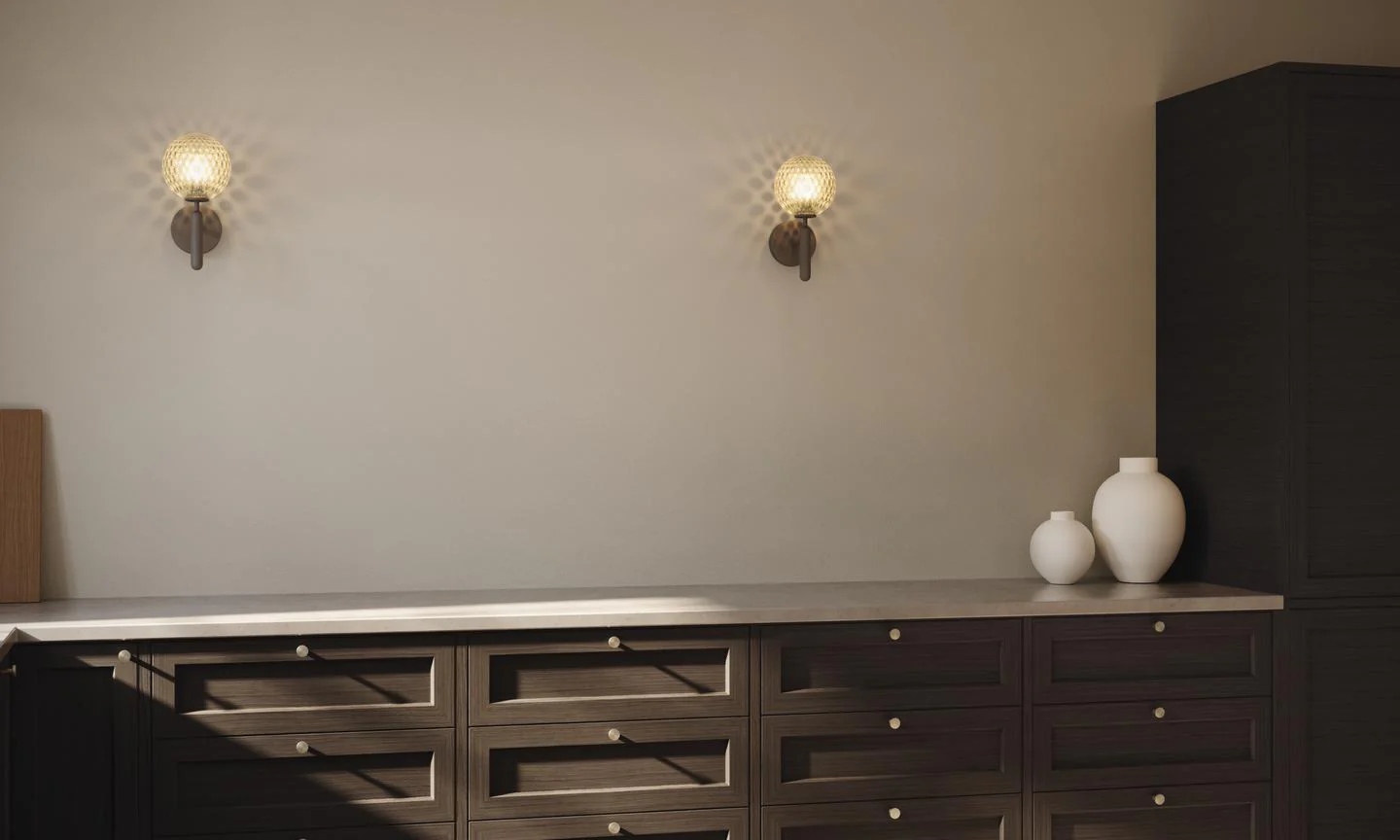 Lampa ścienna MIIRA grafitowy z transparentnym szkłem - Image 7