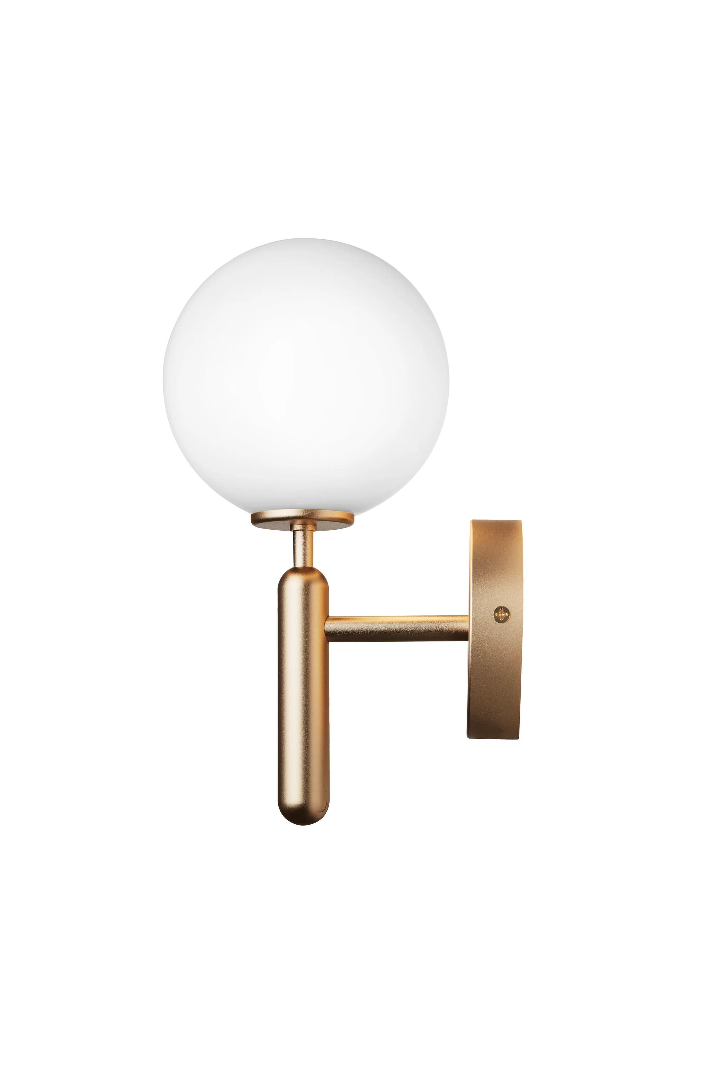Lampa ścienna MIIRA mosiężny z opalowym szkłem - Image 4