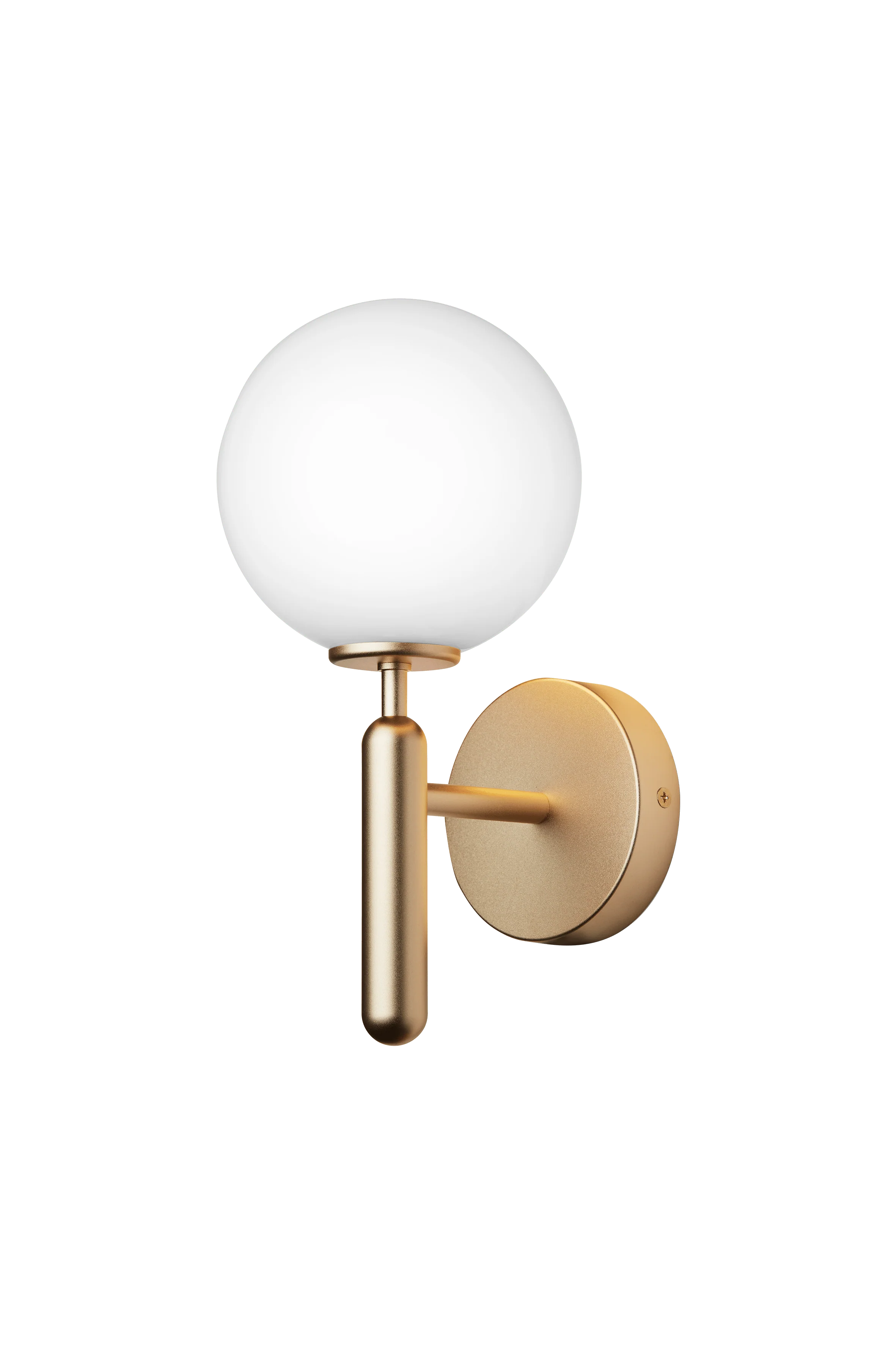Lampa ścienna MIIRA mosiężny z opalowym szkłem - Image 7