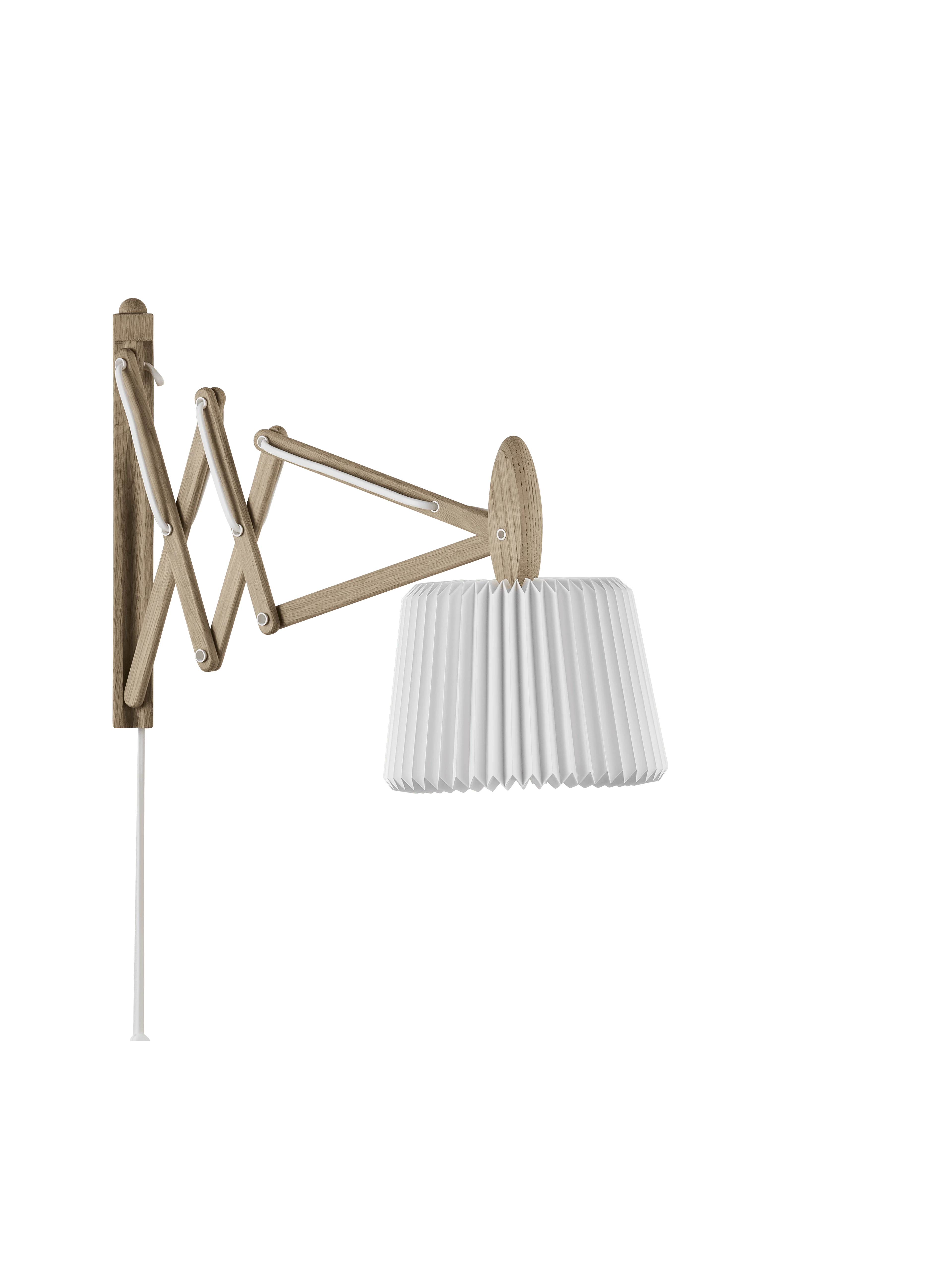 Lampa ścienna MODEL 223 120 SAX biały z jasną dębową podstawą - Image 15