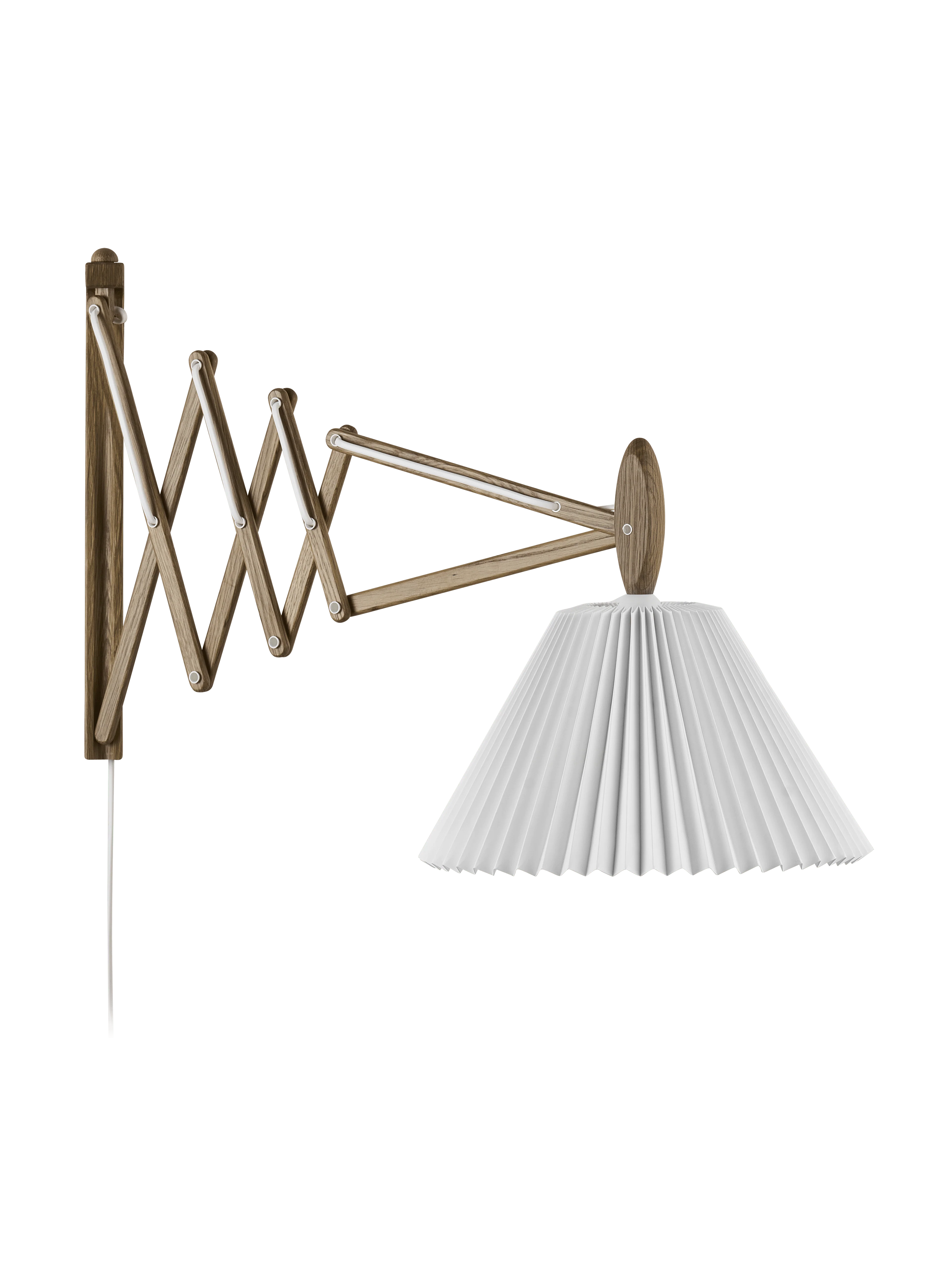 Lampa ścienna MODEL 233 2/21 SAX biały z ciemną dębową podstawą - Image 11