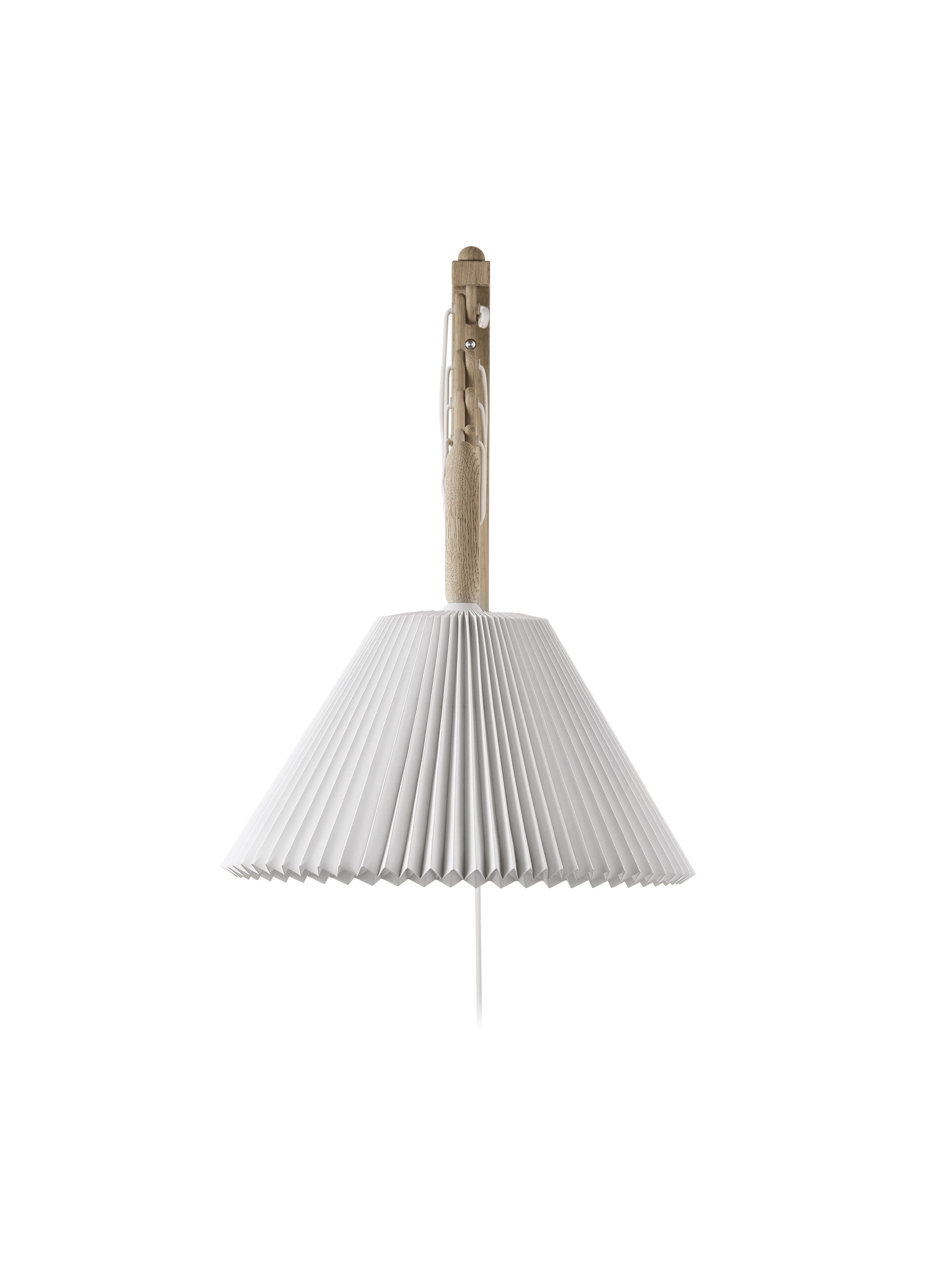 Lampa ścienna MODEL 233 2/21 SAX biały z jasną dębową podstawą - Image 9