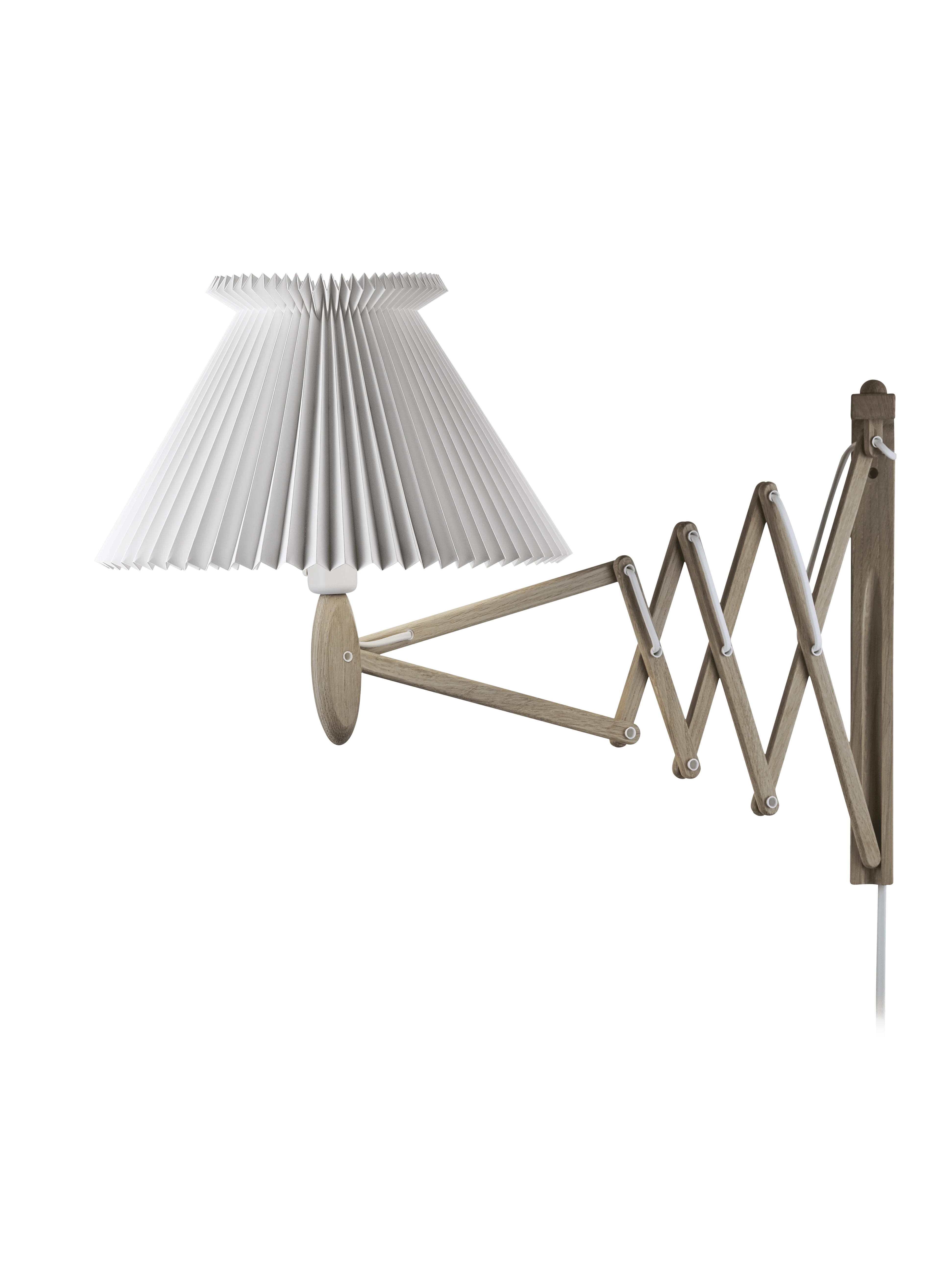 Lampa ścienna MODEL 234 6/21 SAX biały z jasną dębową podstawą - Image 6