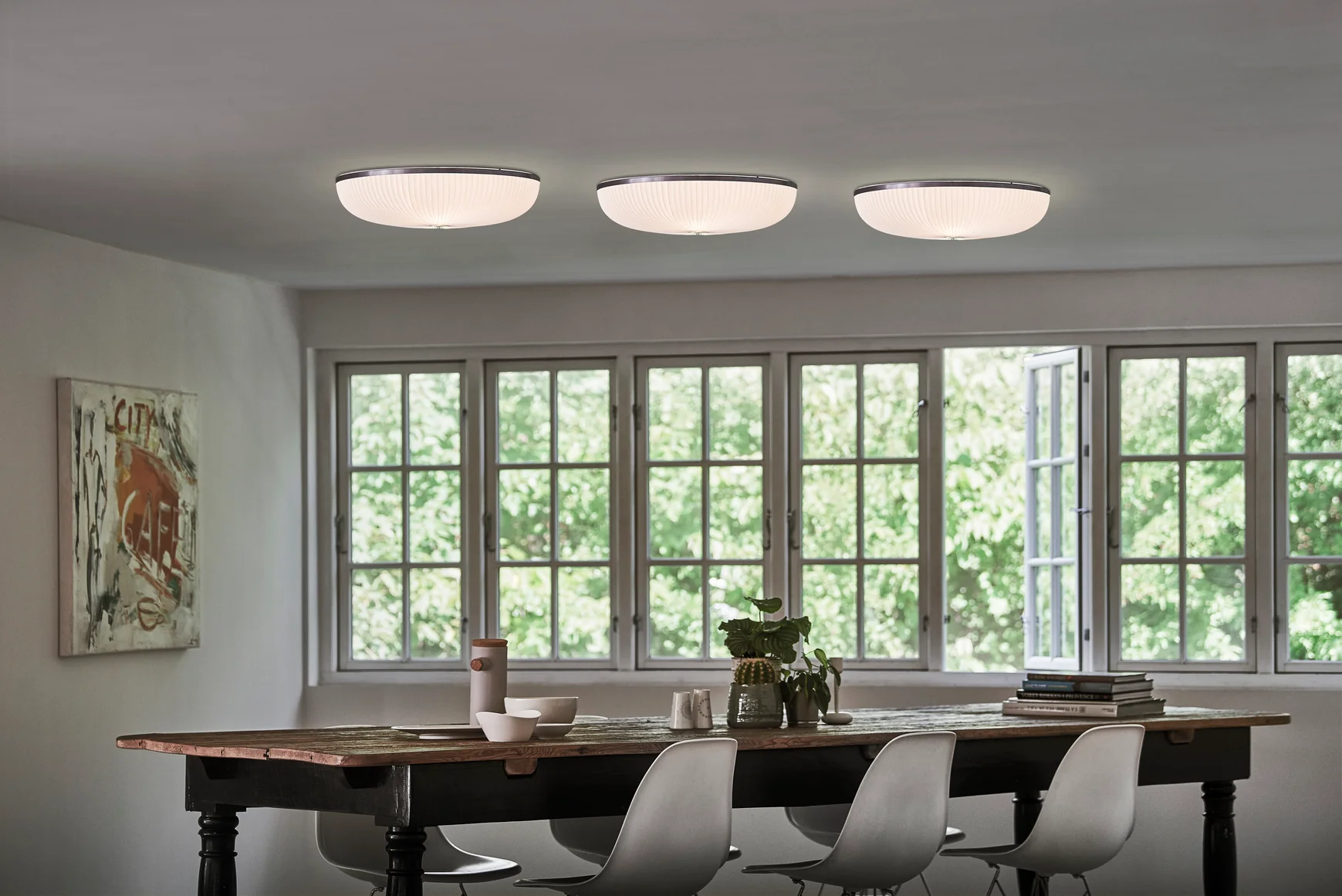 Lampa ścienna MODEL 236 LAMELLA biały ze srebrnym - Image 2