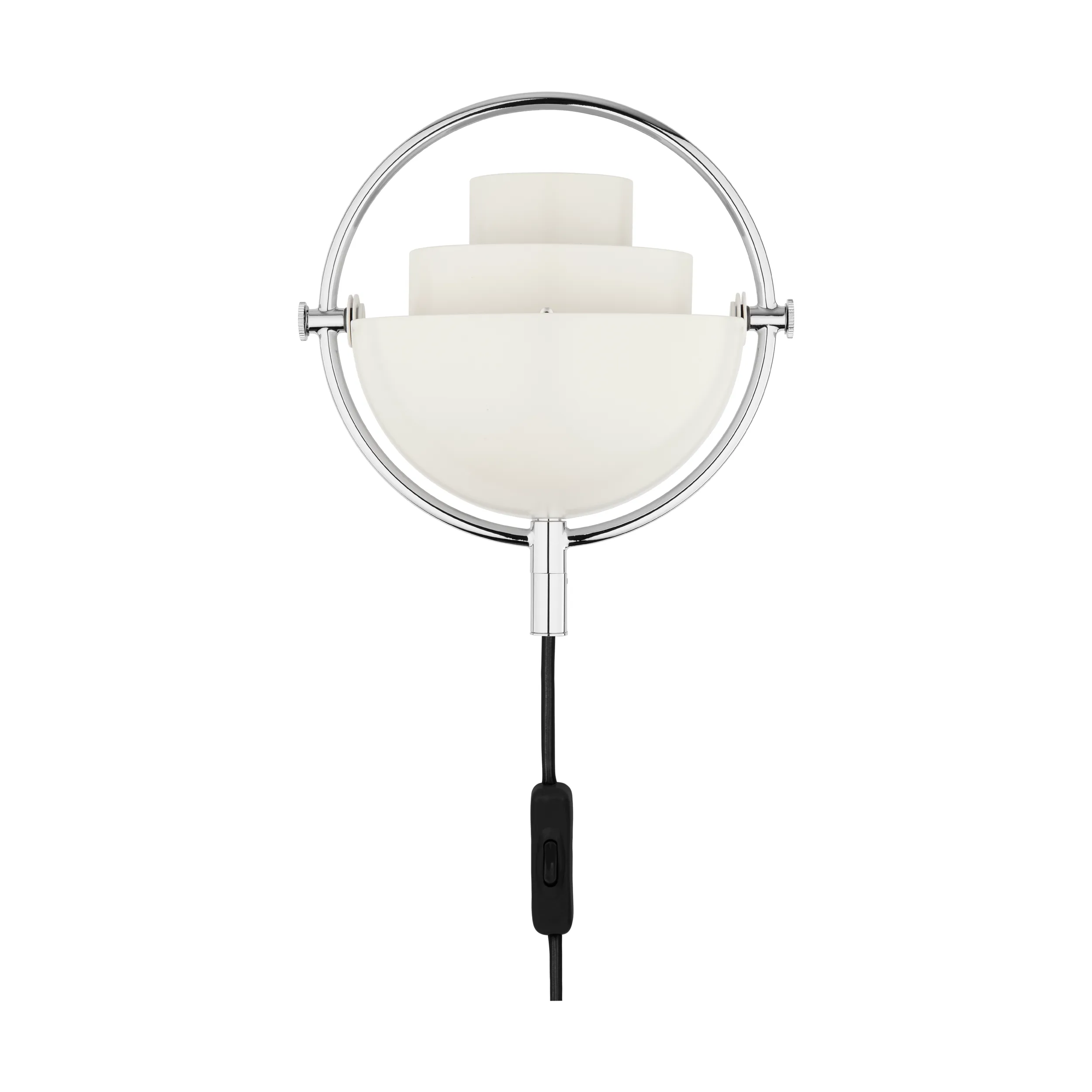 Lampa ścienna MULTI-LITE biały z chromowaną podstawą - Image 5
