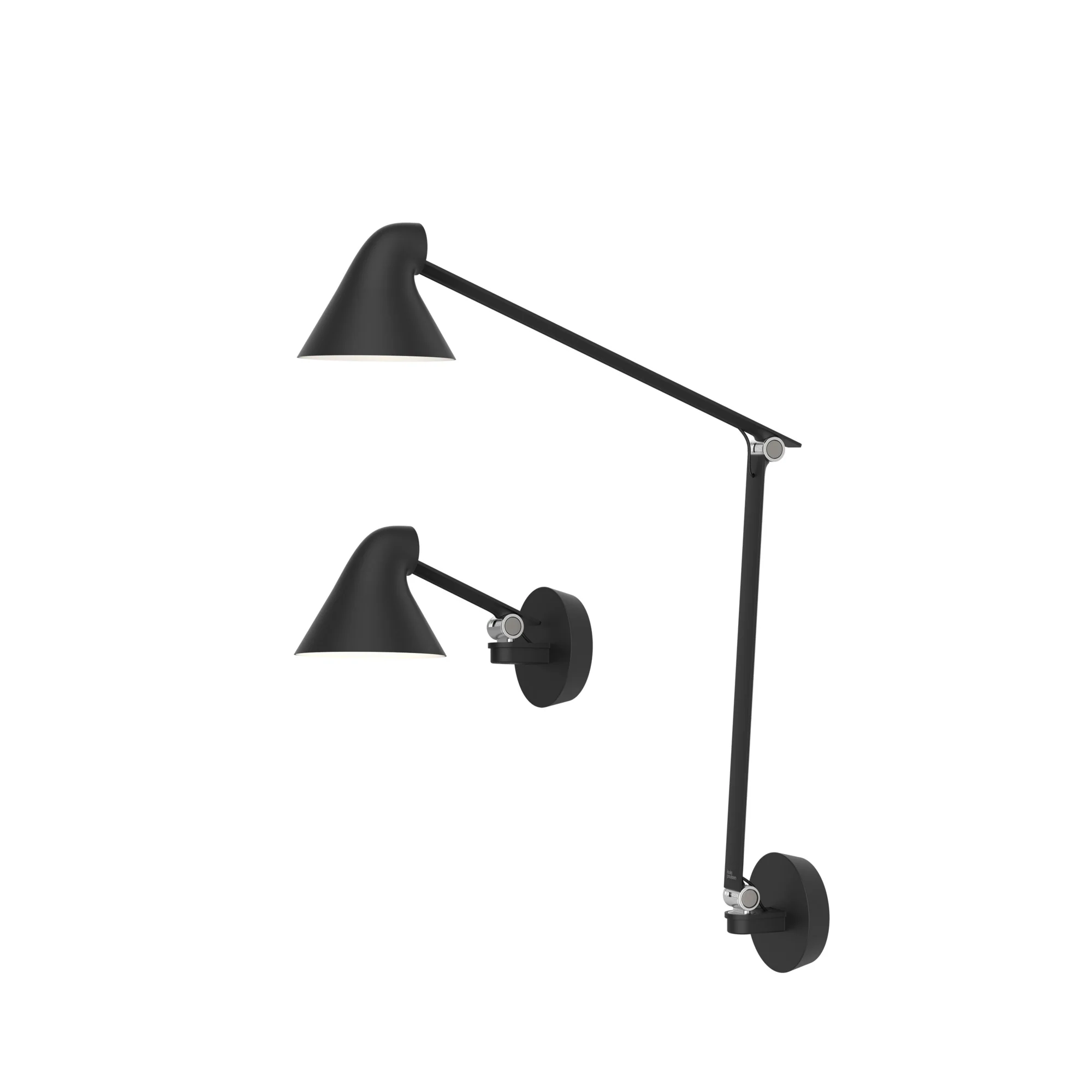 Lampa ścienna na wysięgniku regulowana NJP czarny - Image 9