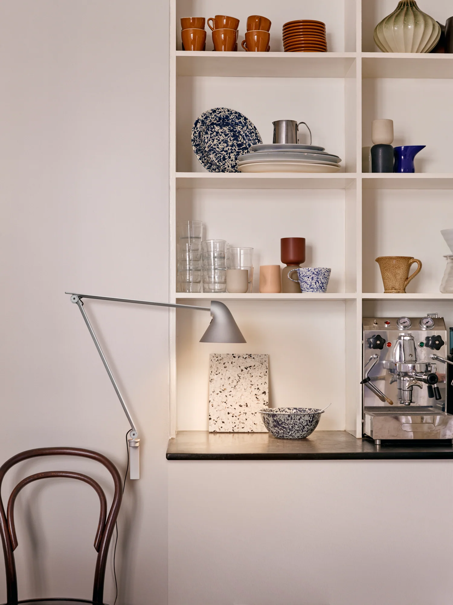 Lampa ścienna na wysięgniku regulowana NJP szary - Image 5