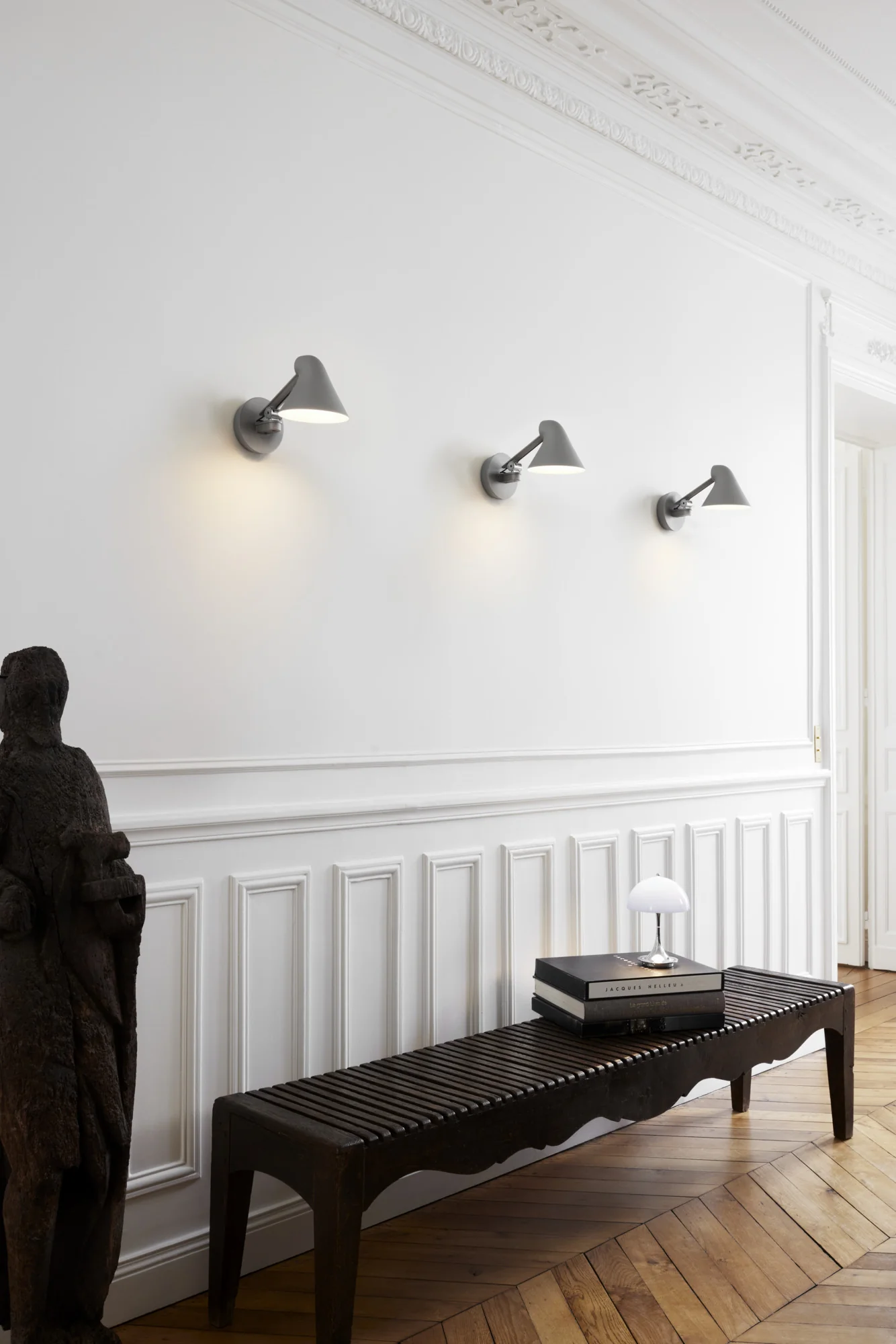 Lampa ścienna na wysięgniku regulowana NJP szary - Image 9