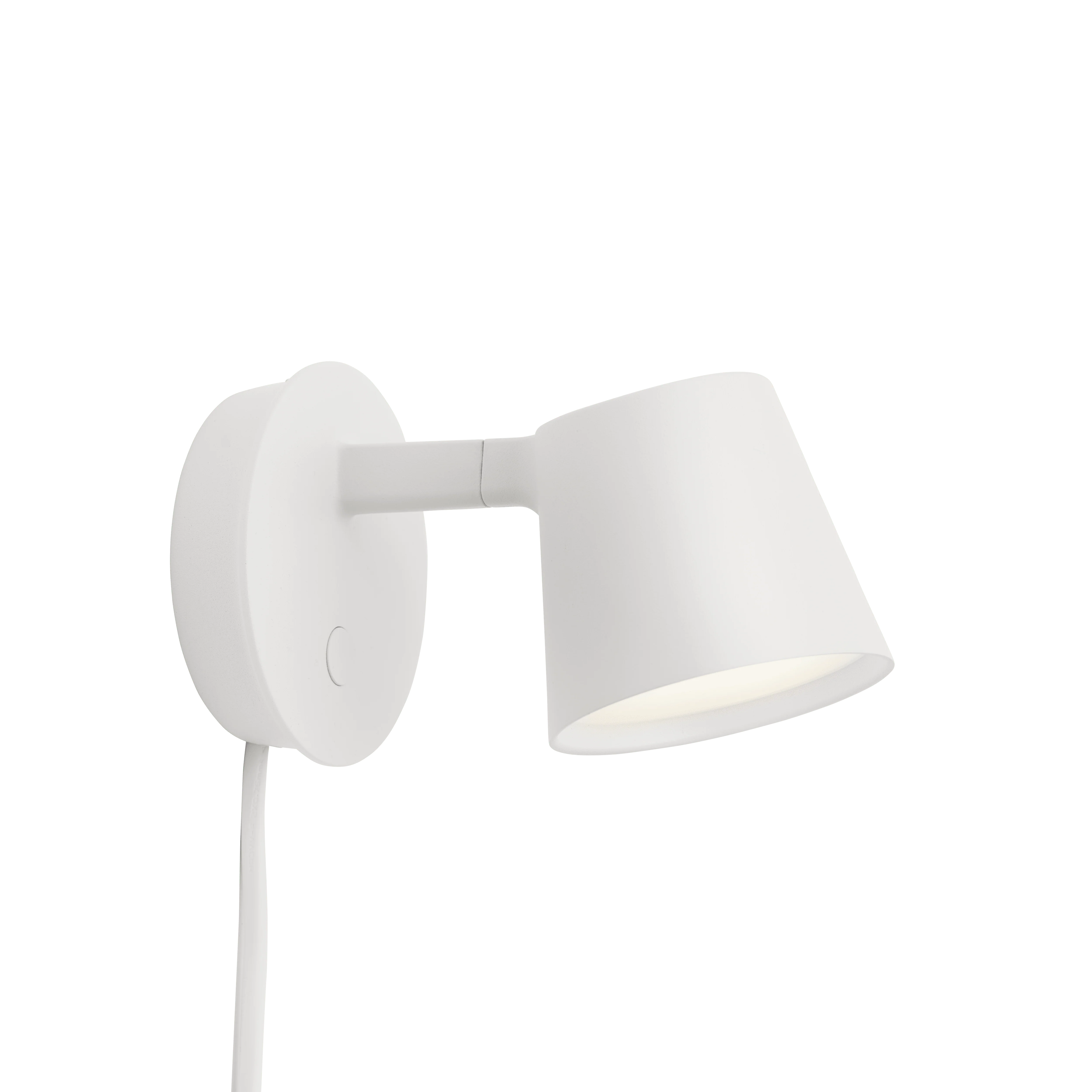 Lampa ścienna regulowana TIP biały