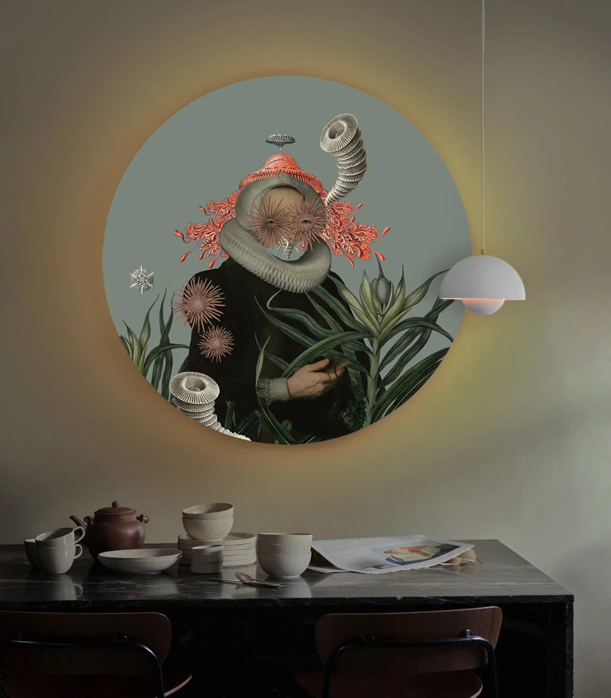 Lampa ścienna DOTS LIGHTING - LADY MEDUSA niebieski - Image 2