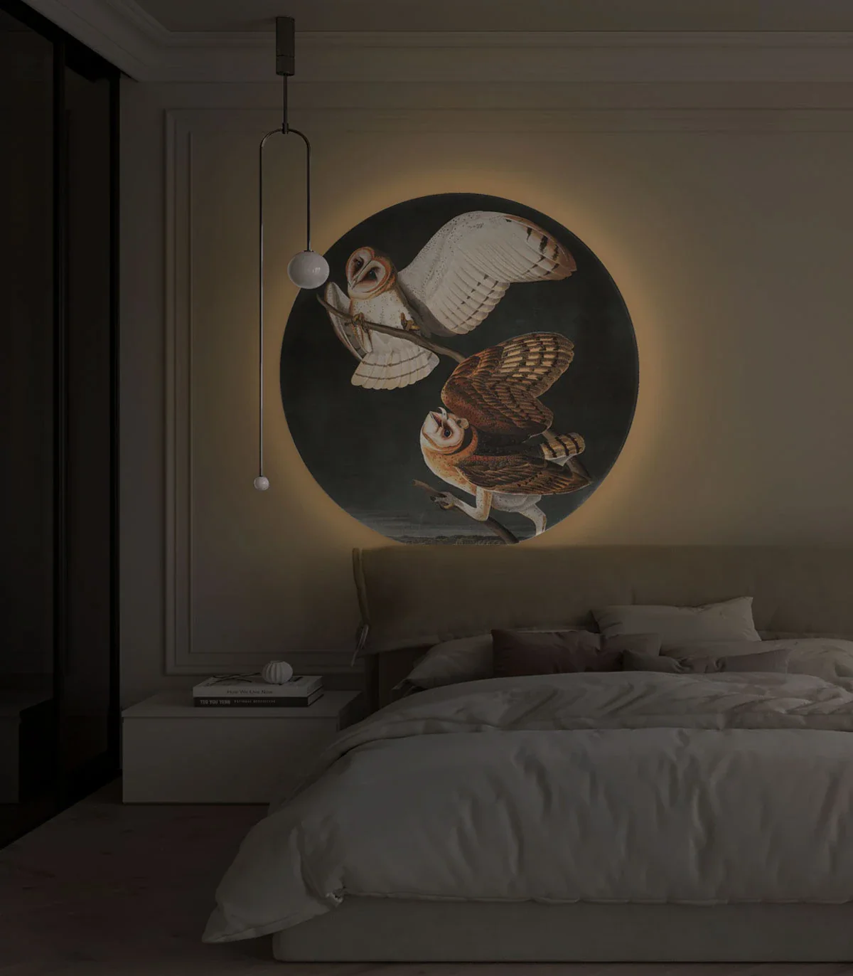 Lampa ścienna DOTS LIGHTING - OWLS ciemnoszary - Image 2