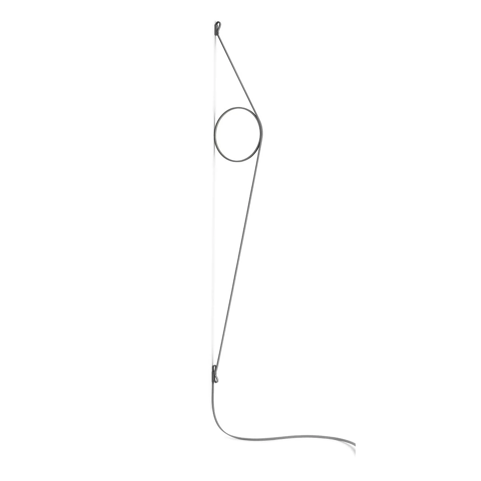 Lampa ścienna WIRERING szary