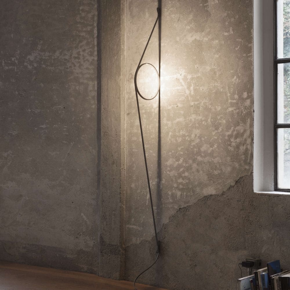 Lampa ścienna WIRERING szary z czarnym - Image 4