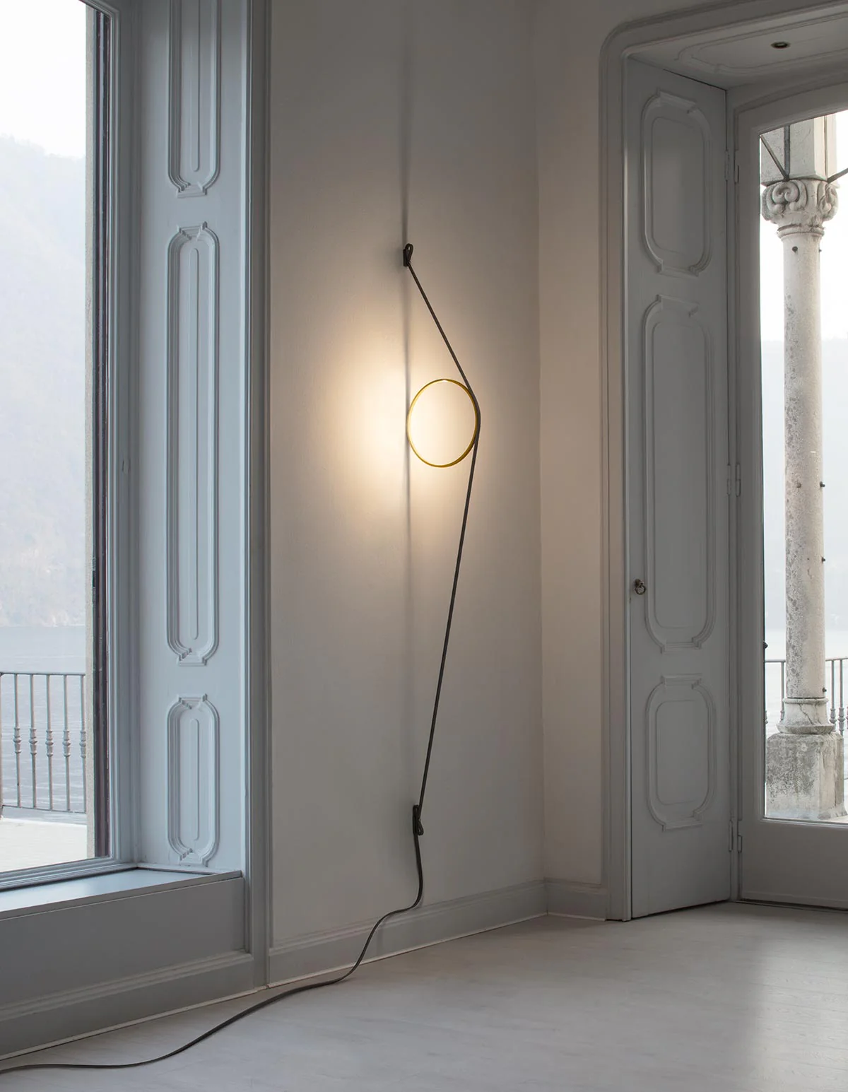 Lampa ścienna WIRERING szary z czarnym - Image 2