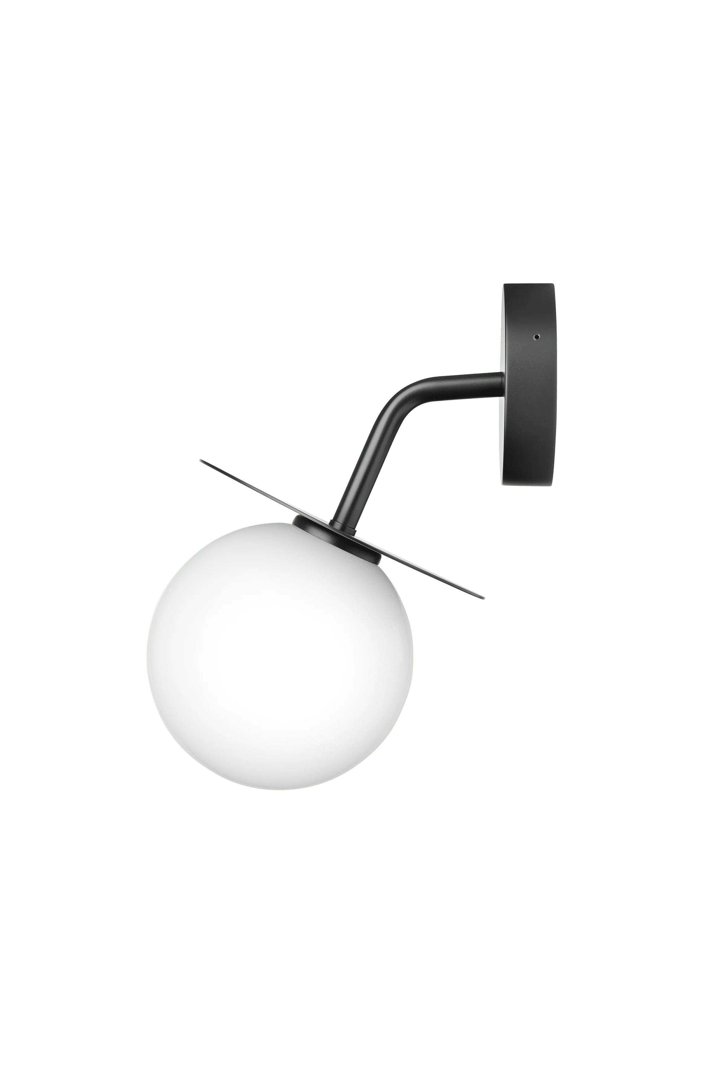 Lampa ścienna zewnętrzna LIILA czarny z opalowym szkłem - Image 8
