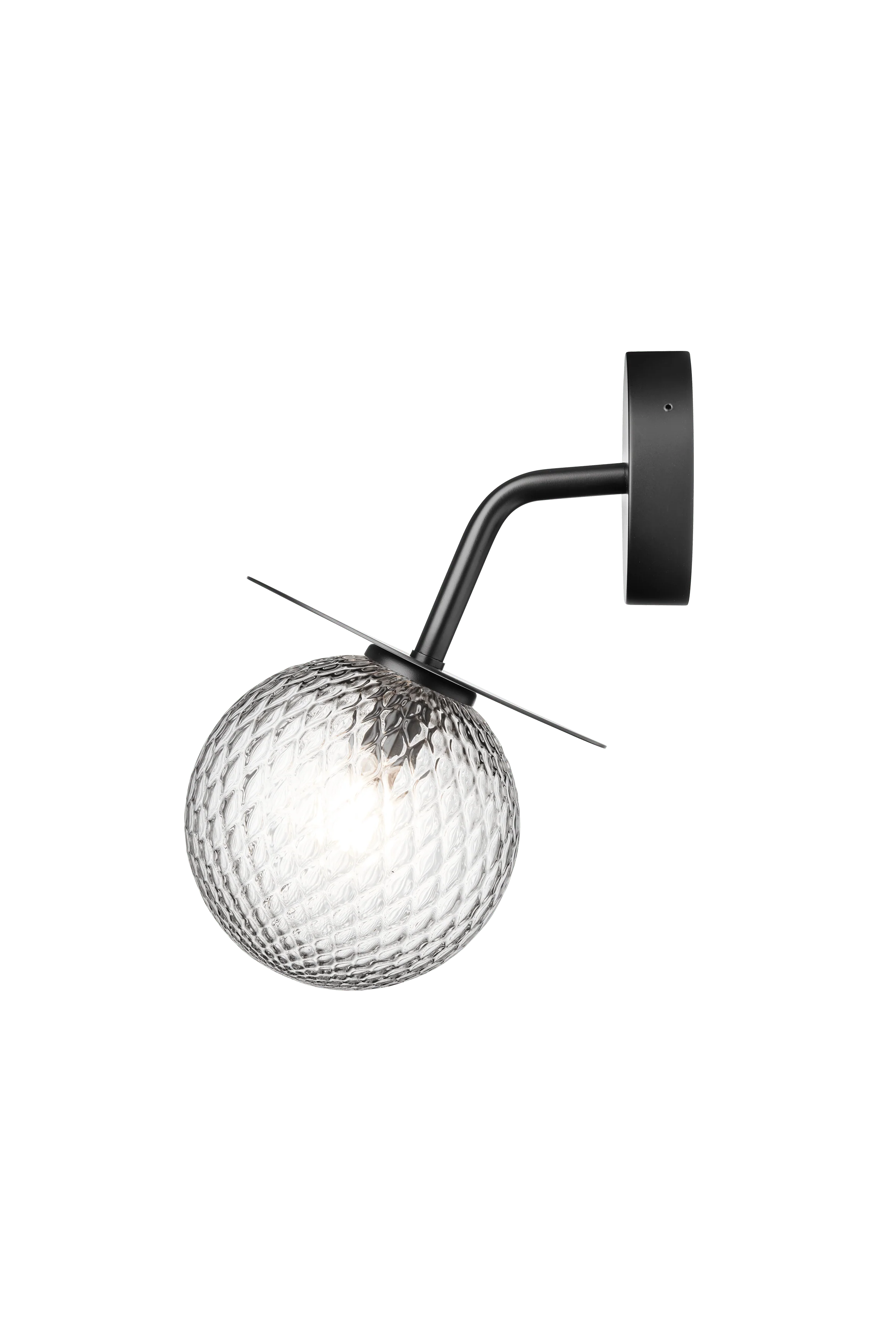 Lampa ścienna zewnętrzna LIILA czarny z transparentnym szkłem - Image 3