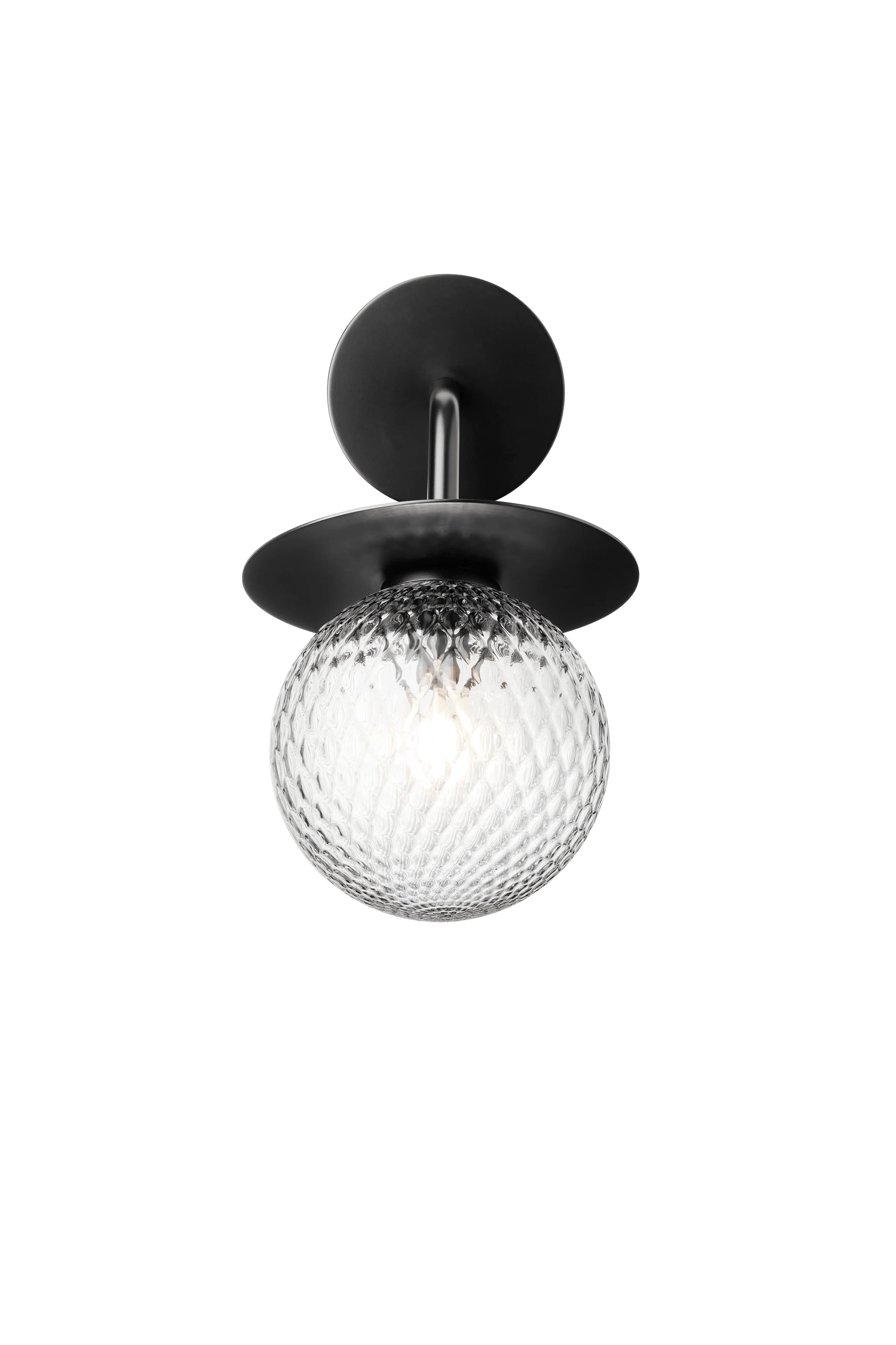 Lampa ścienna zewnętrzna LIILA czarny z transparentnym szkłem - Image 5