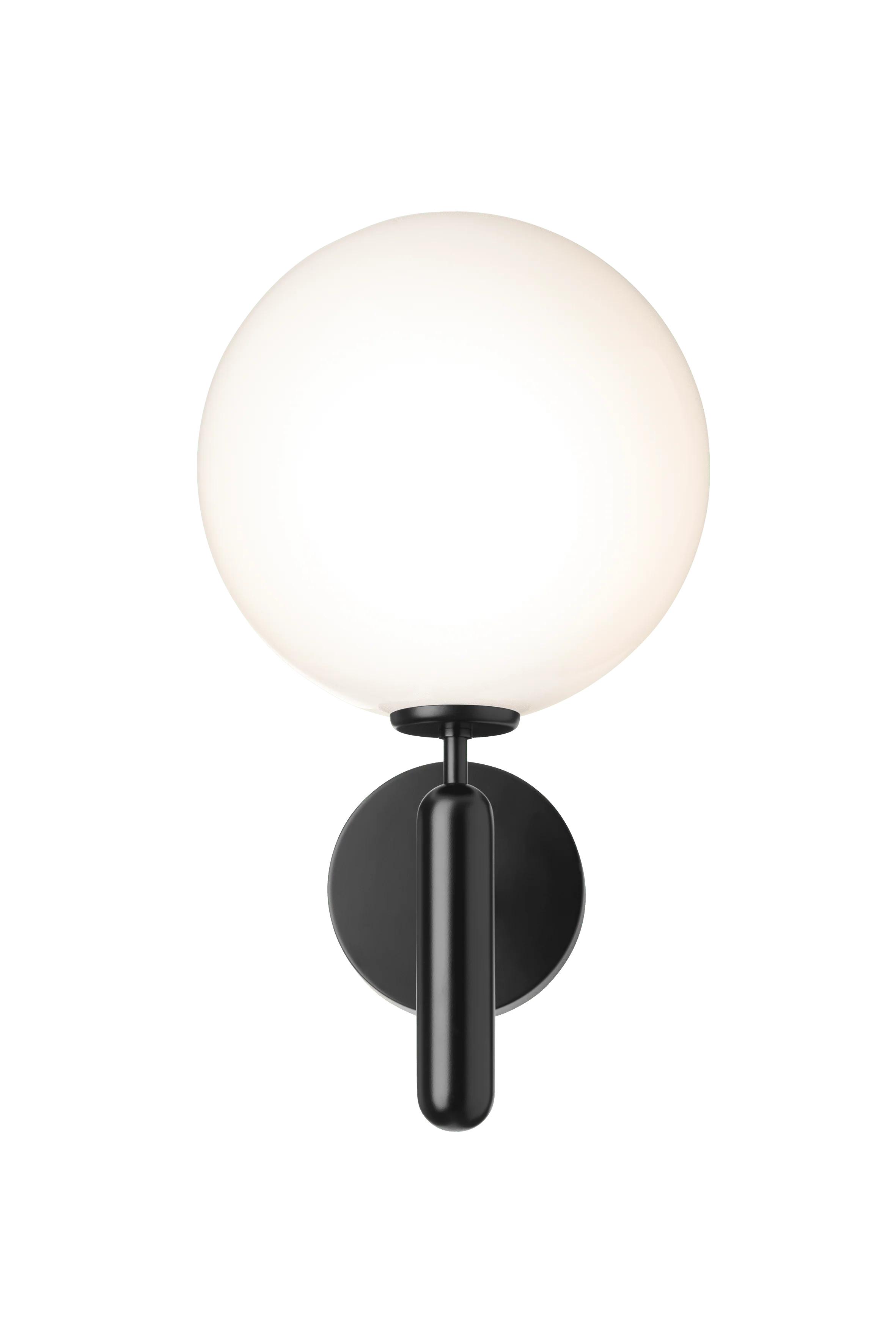 Lampa ścienna zewnętrzna MIIRA czarny z opalowym szkłem - Image 9