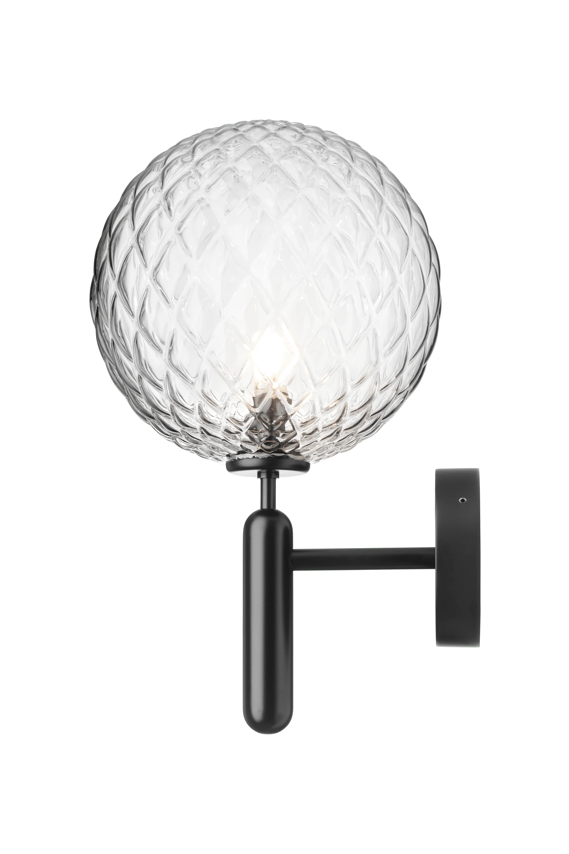 Lampa ścienna zewnętrzna MIIRA czarny z transparentnym szkłem - Image 4