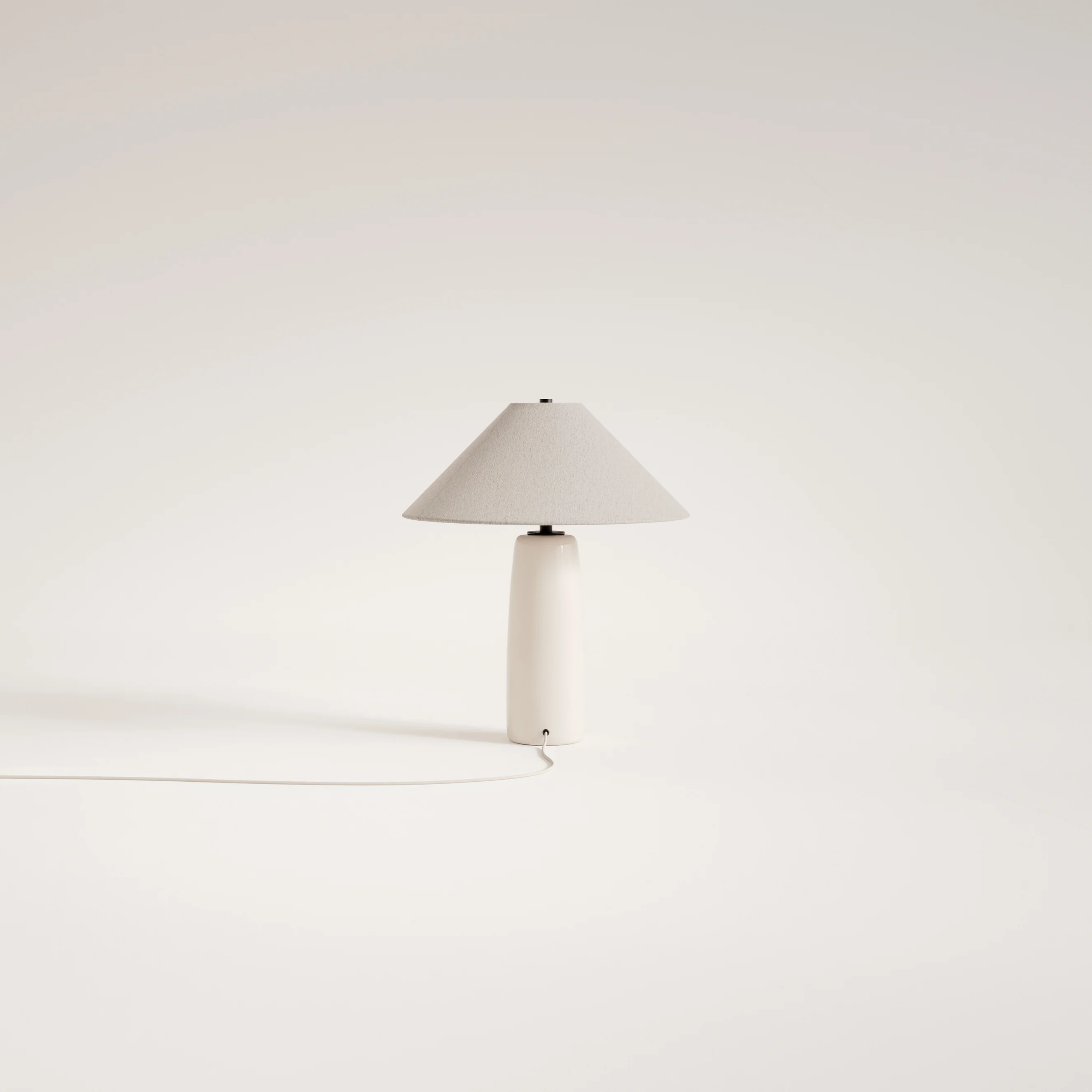 Lampa stołowa BATON beżowy - Image 13